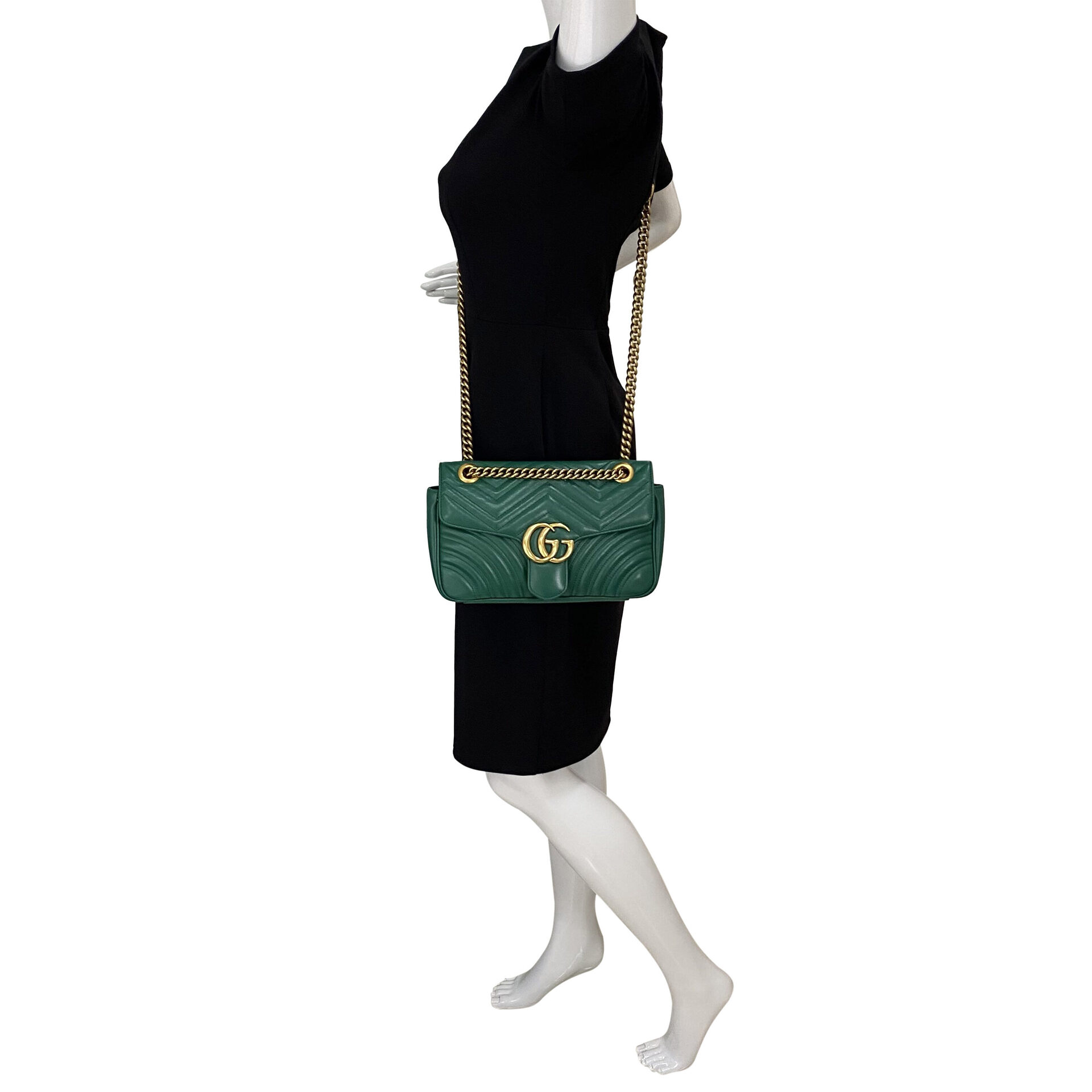 Bolsa Gucci GG Marmont Verde