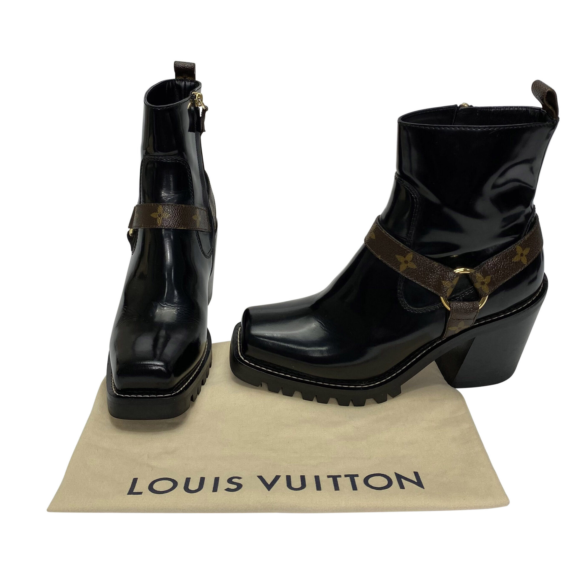 Bota Louis Vuitton Limitless Boot Preta