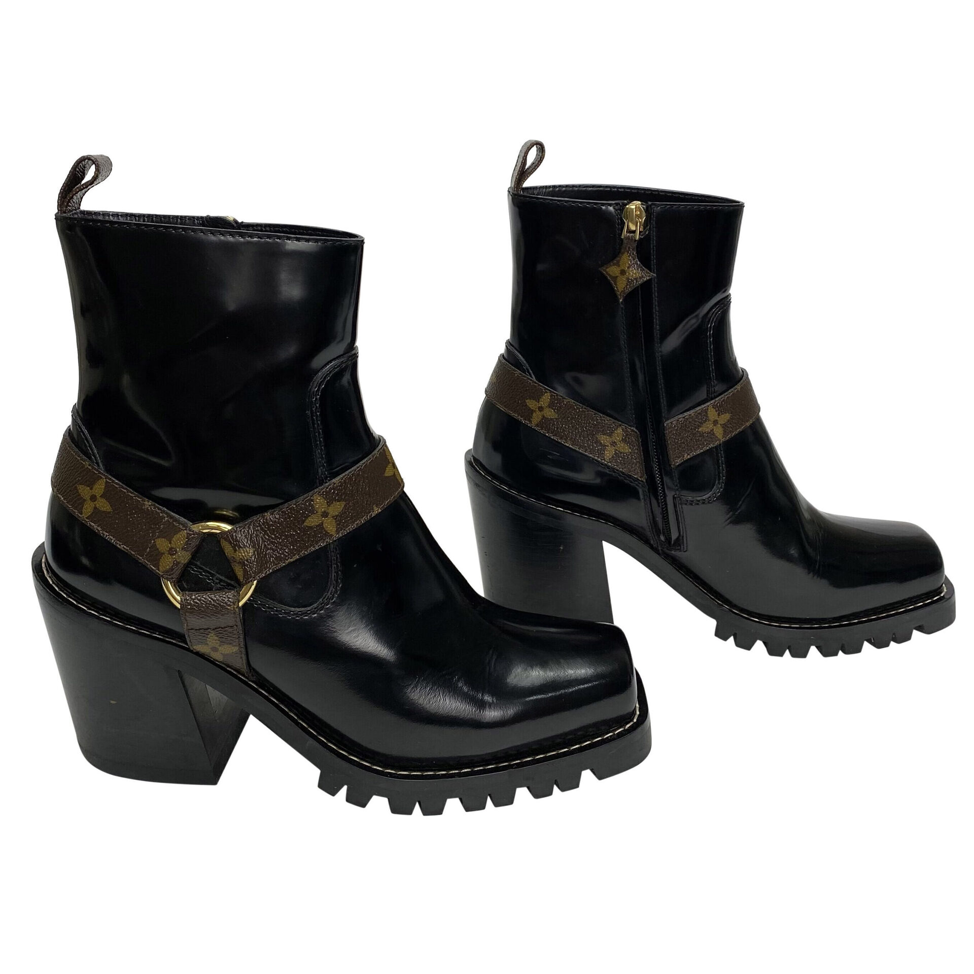 Bota Louis Vuitton Limitless Boot Preta