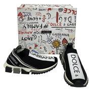 Tênis Dolce & Gabbana Sorrento Preto e Branco