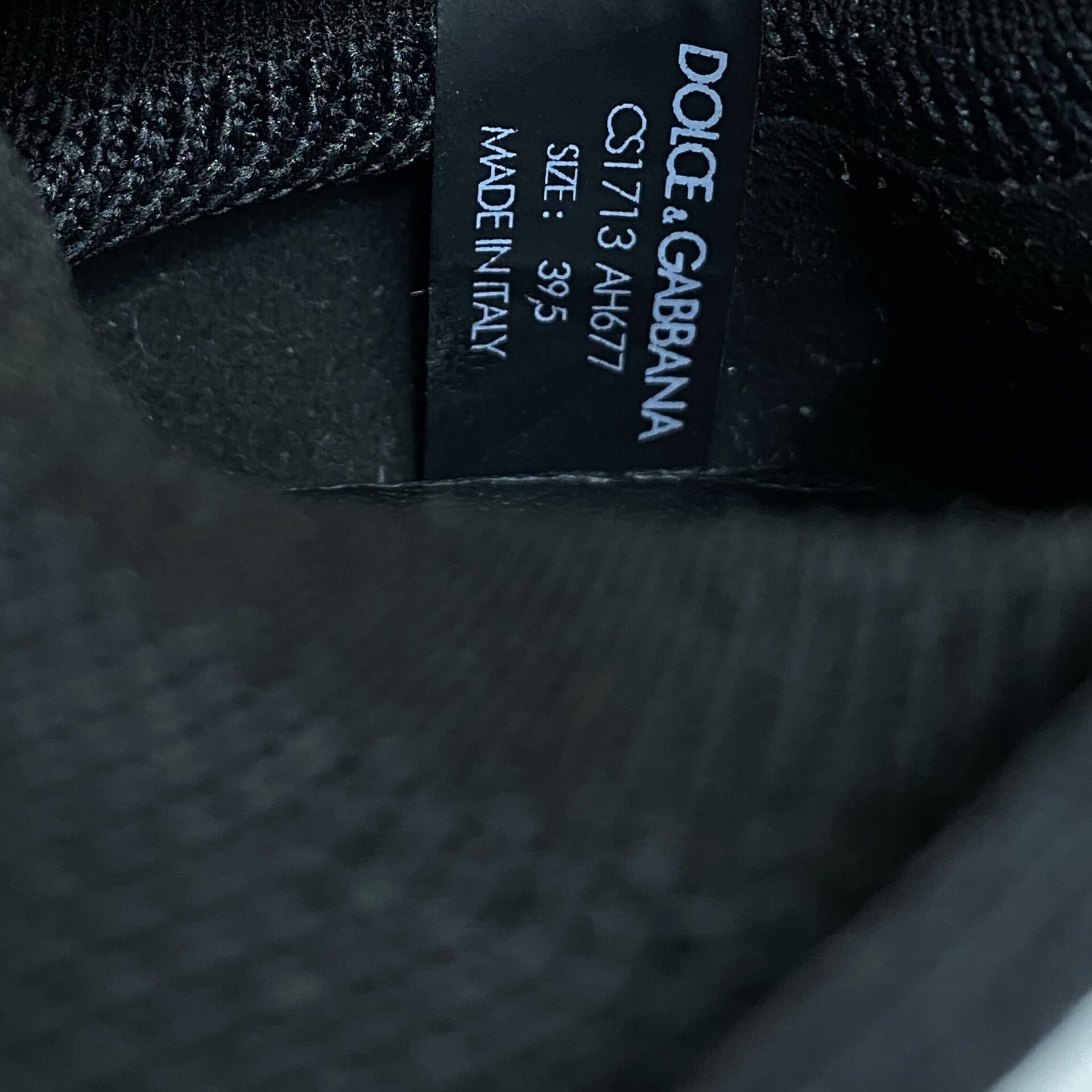 Tênis Dolce & Gabbana Sorrento Preto e Branco