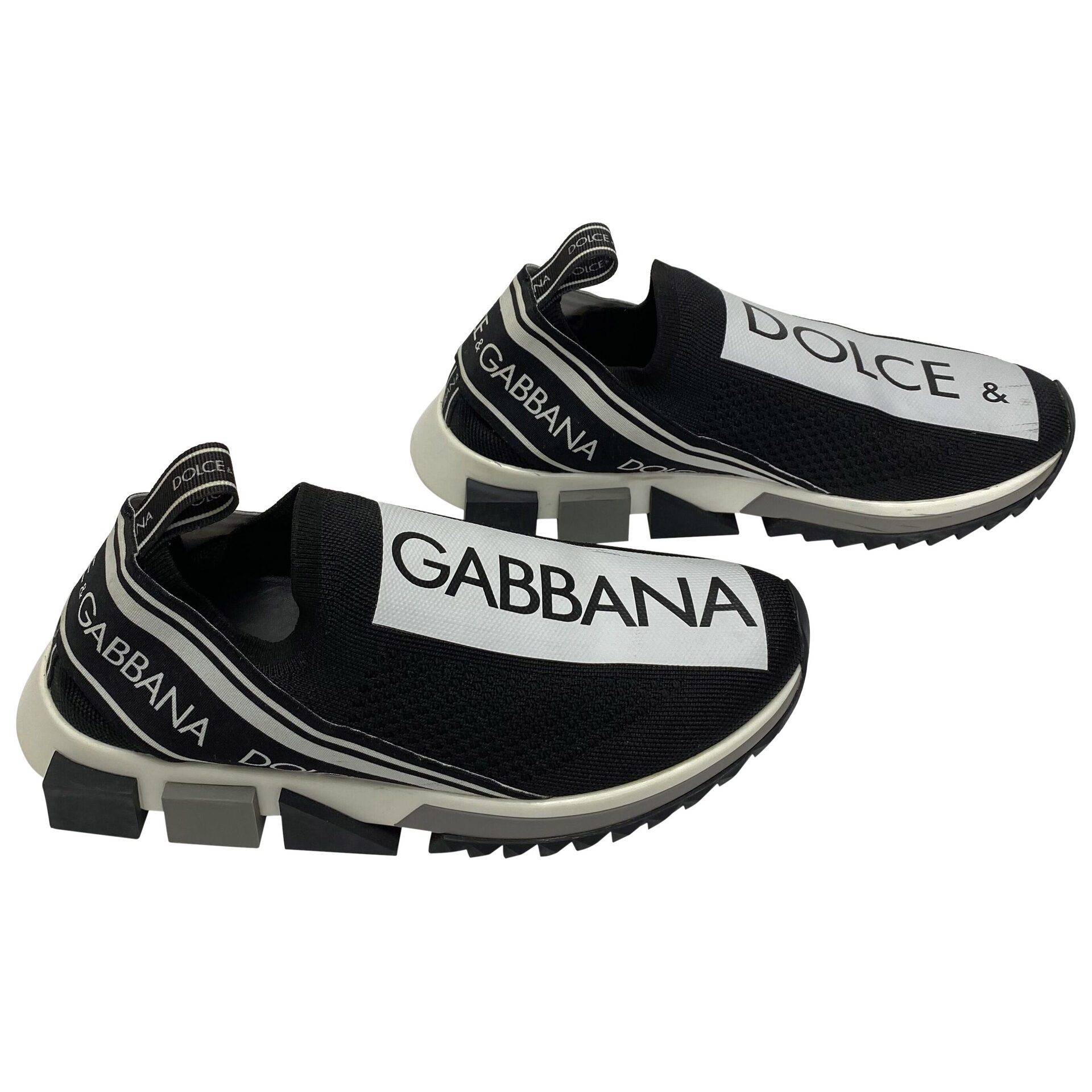 Tênis Dolce & Gabbana Sorrento Preto e Branco