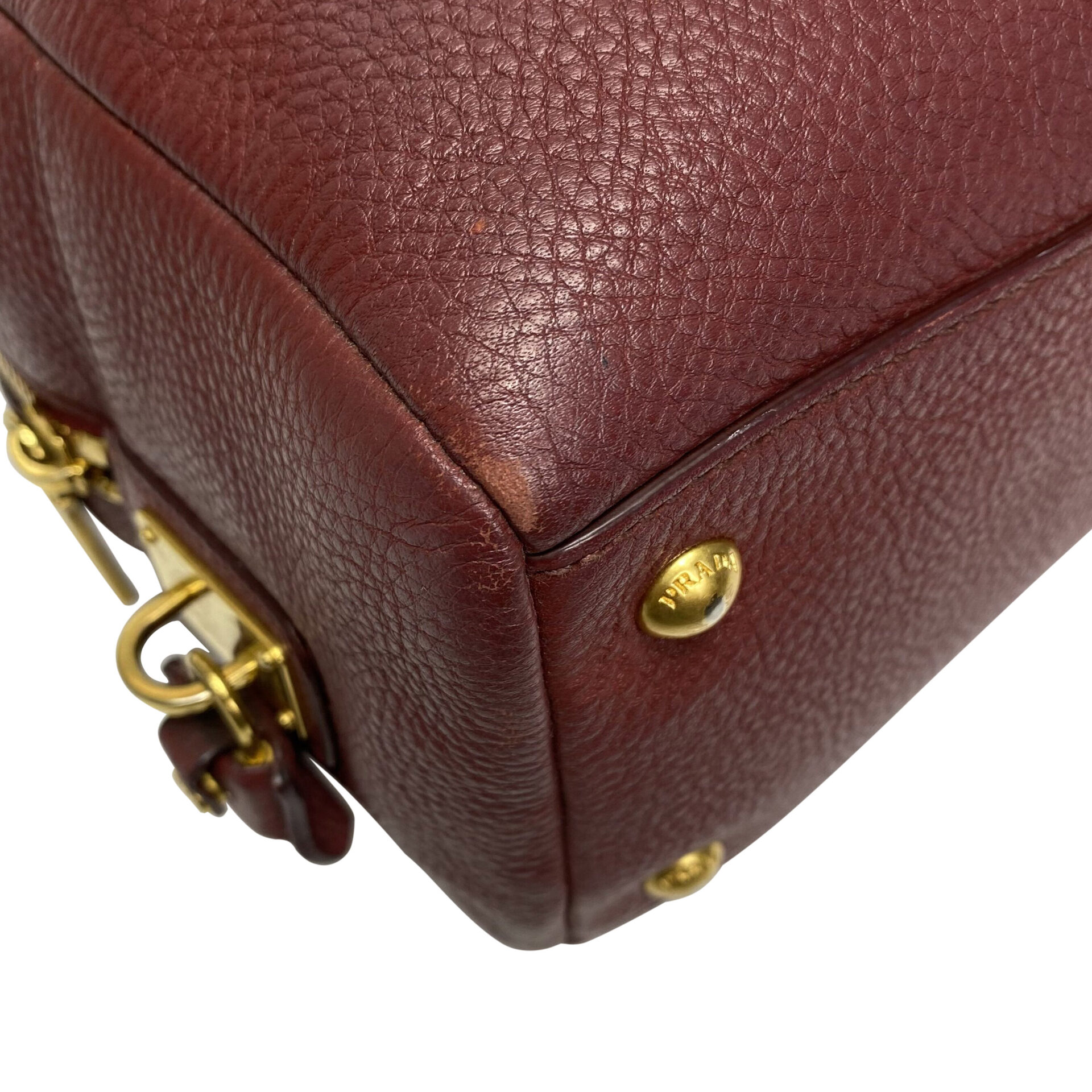 Bolsa Prada Couro Vinho