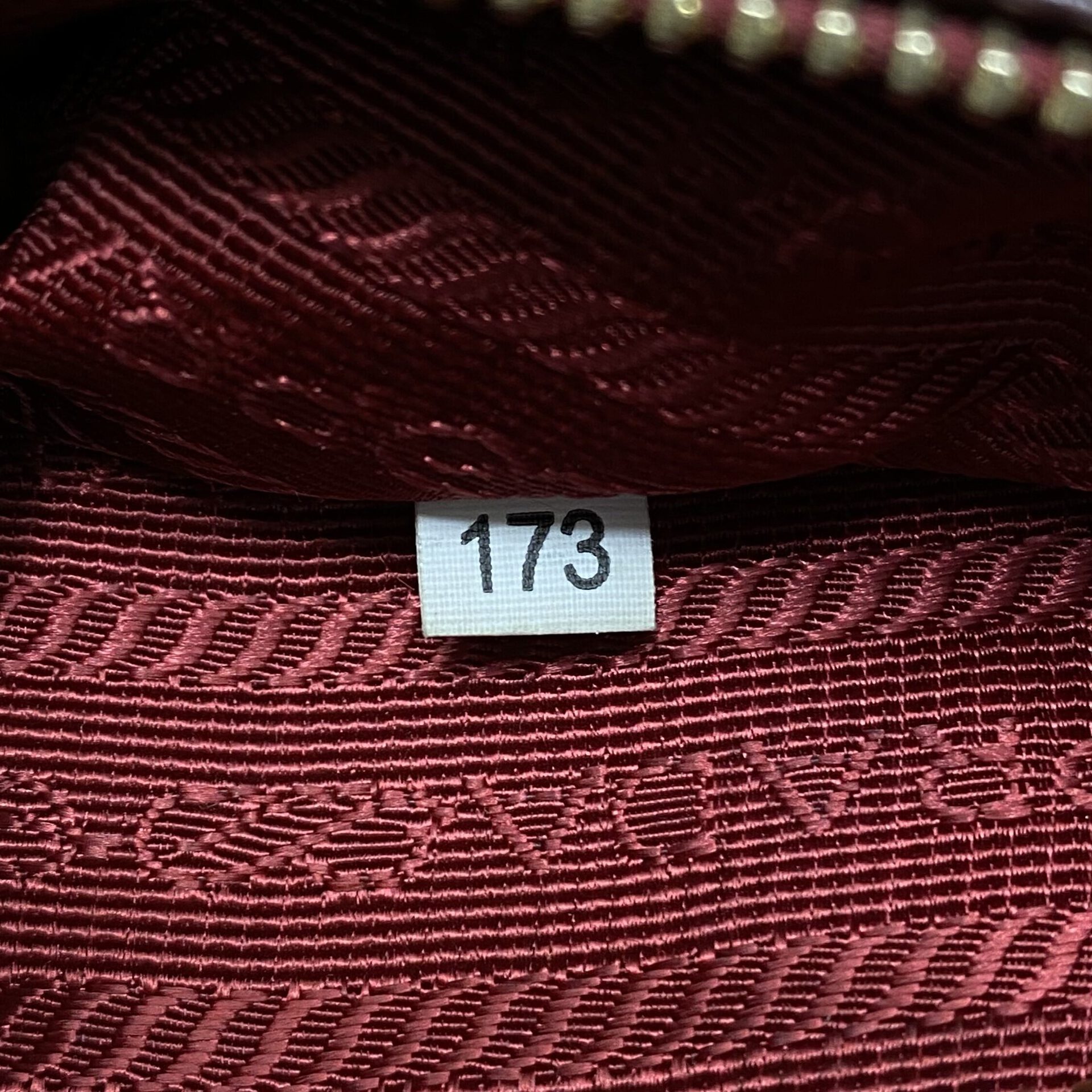 Bolsa Prada Couro Vinho