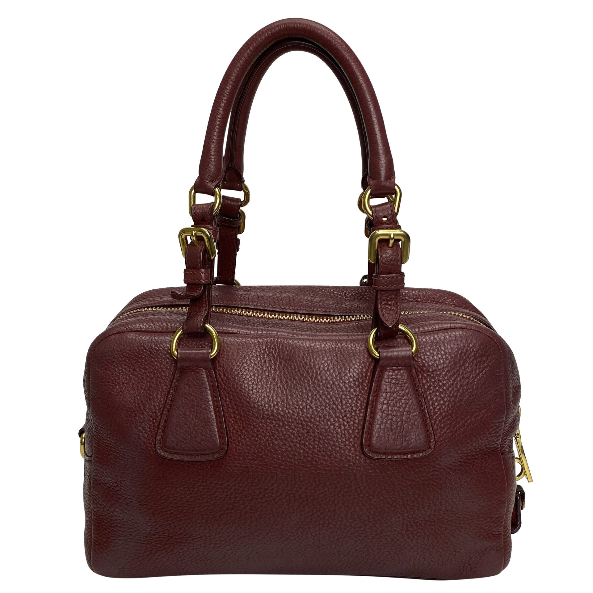 Bolsa Prada Couro Vinho