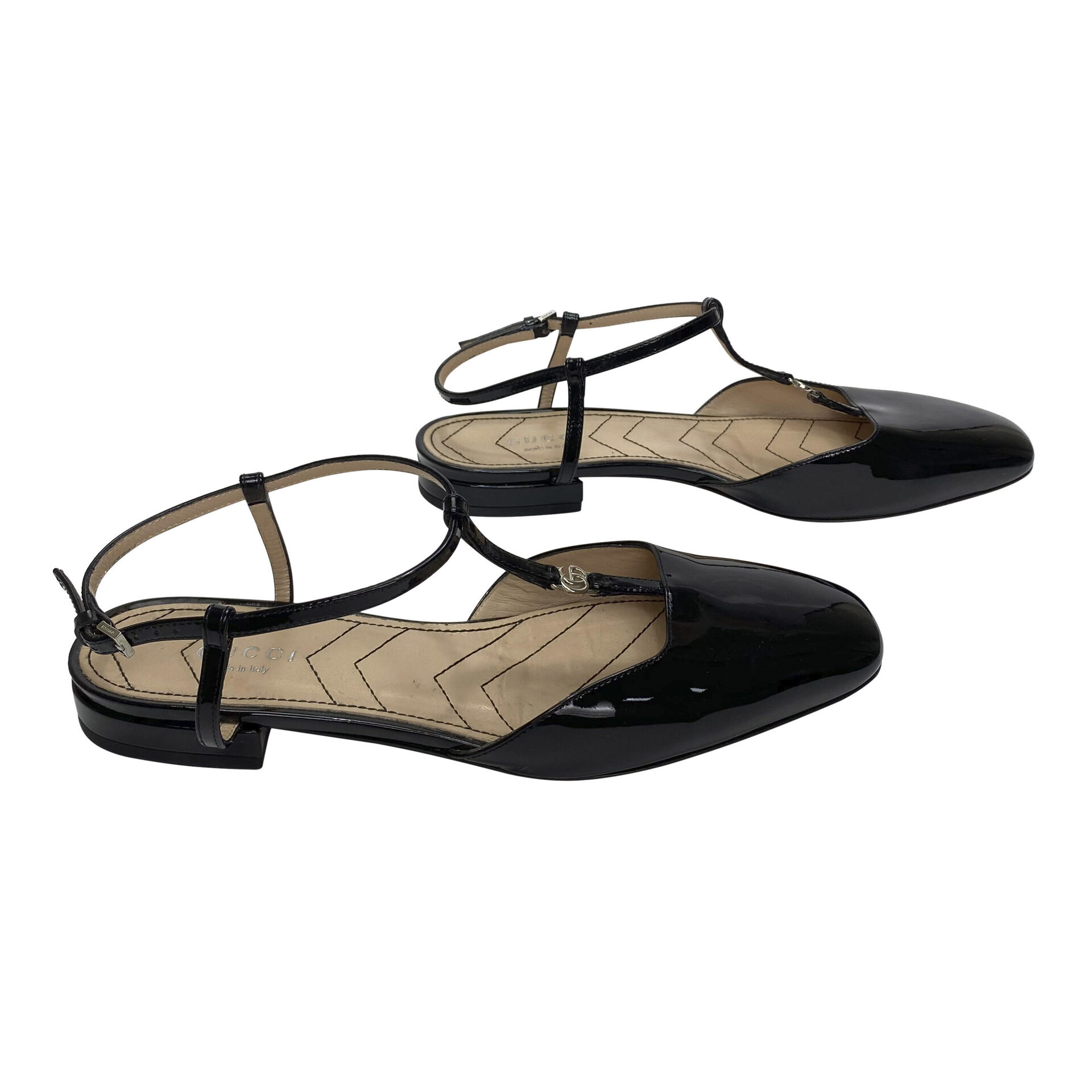 Sapatilha Gucci Verniz Preto