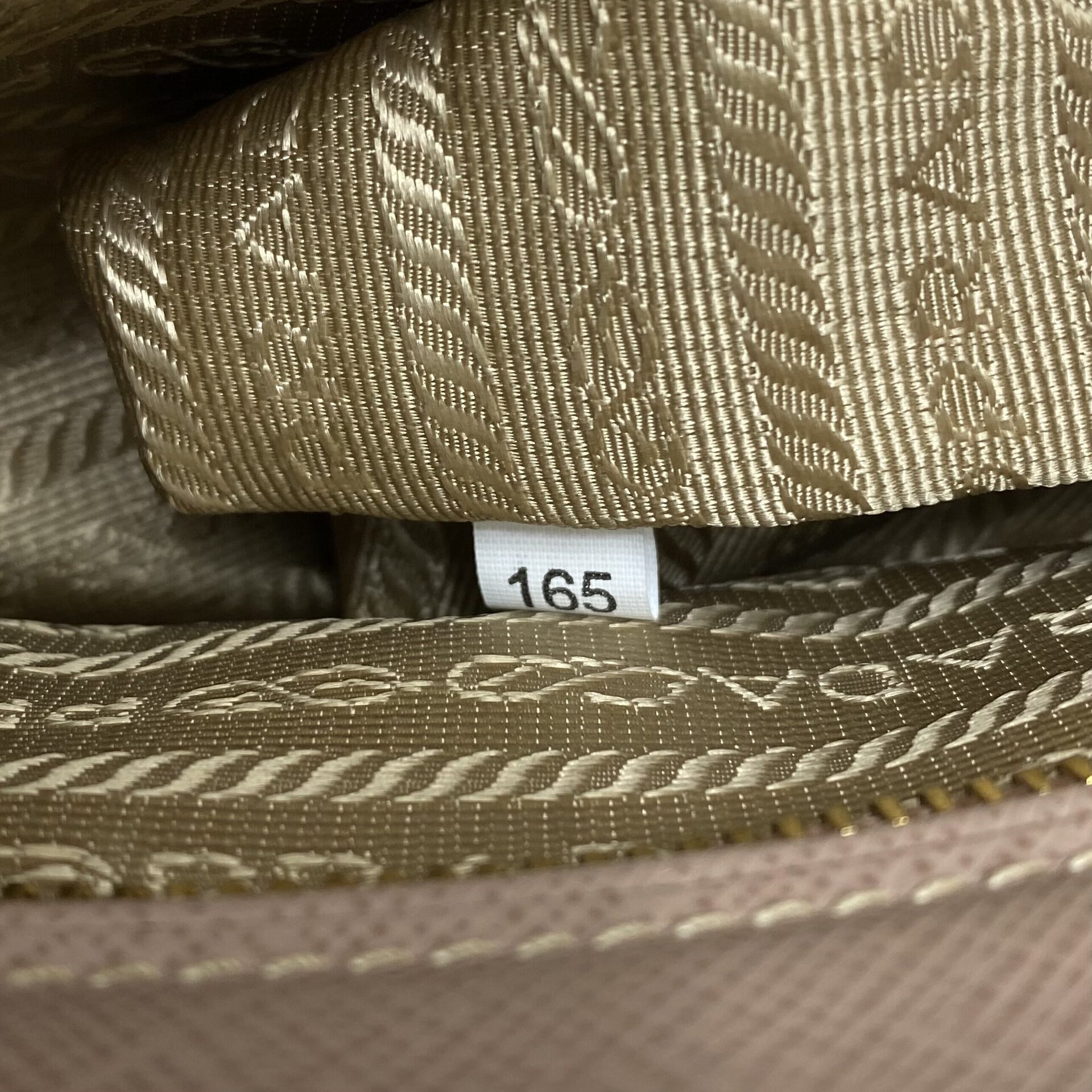 Bolsa Prada Galleria Couro Saffiano Nude