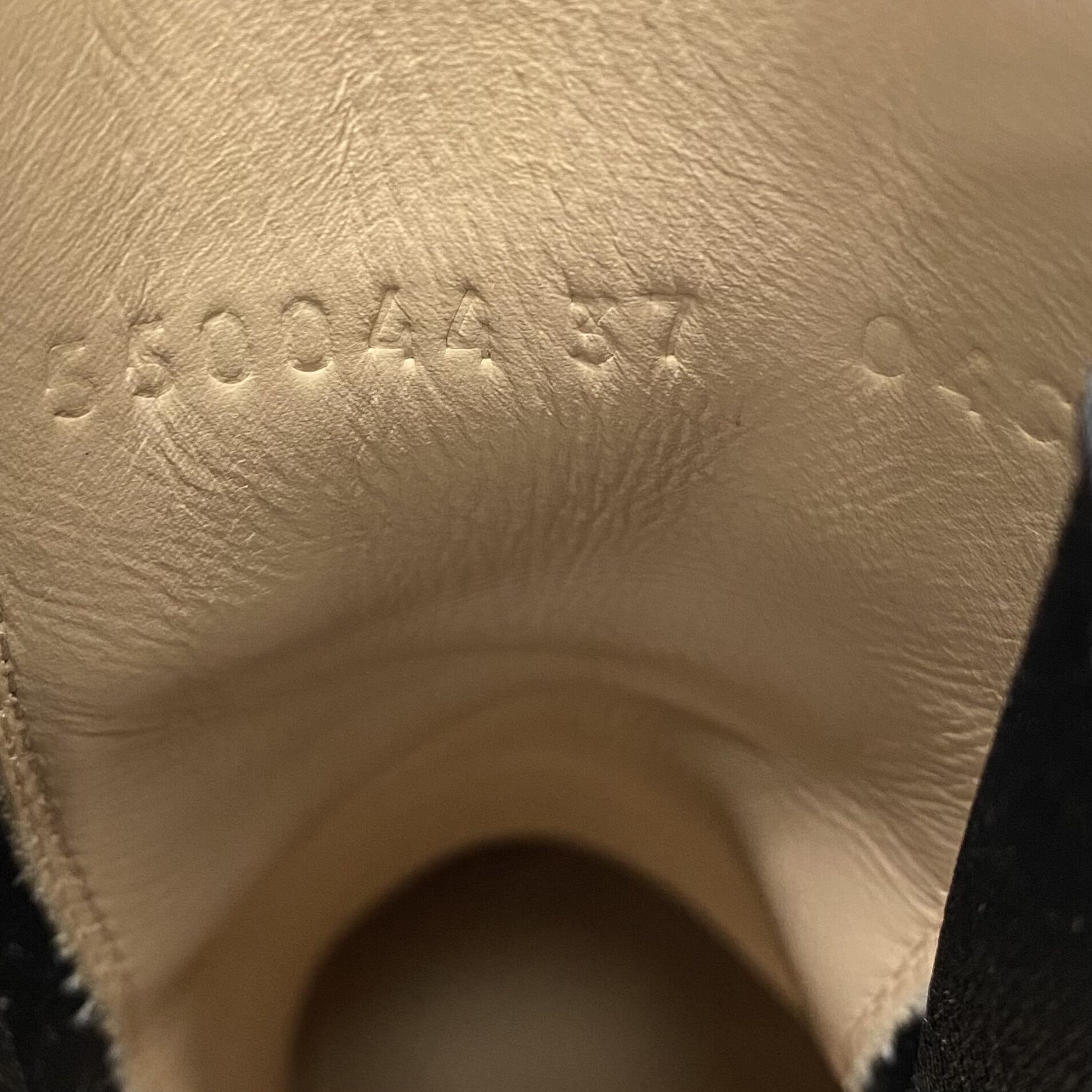 Bota Gucci Couro Preta