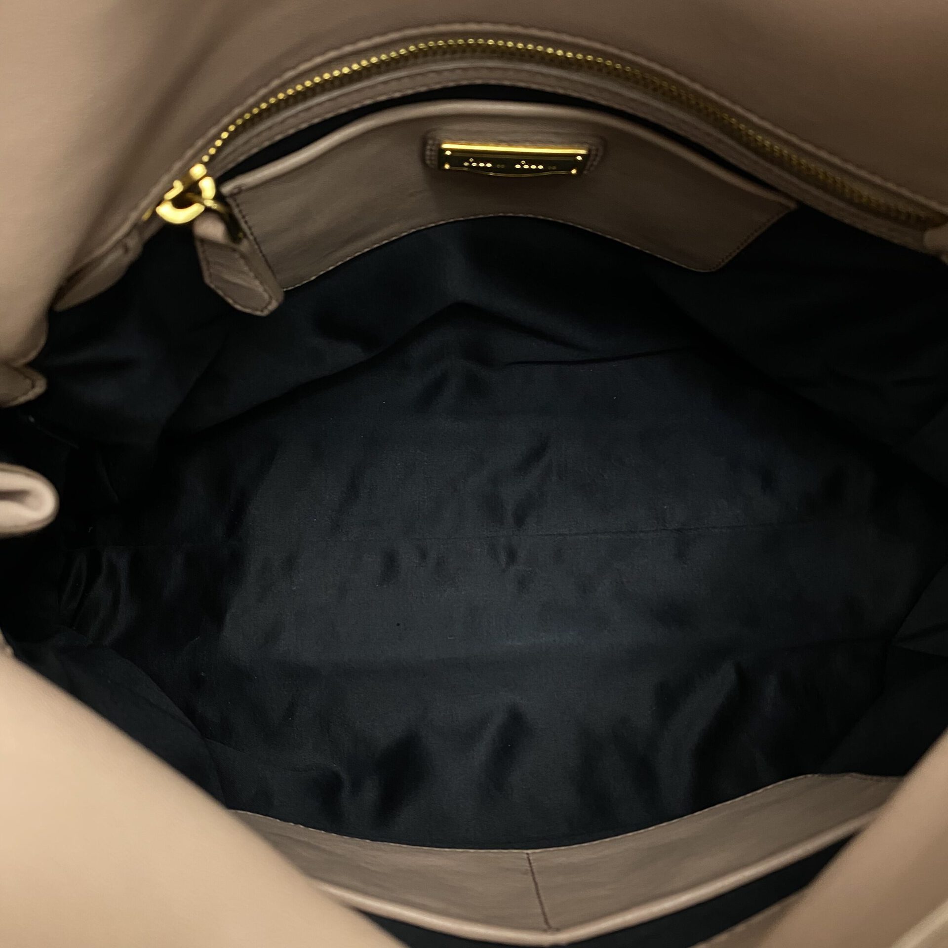 Bolsa Miu Miu Couro Drapeado Nude