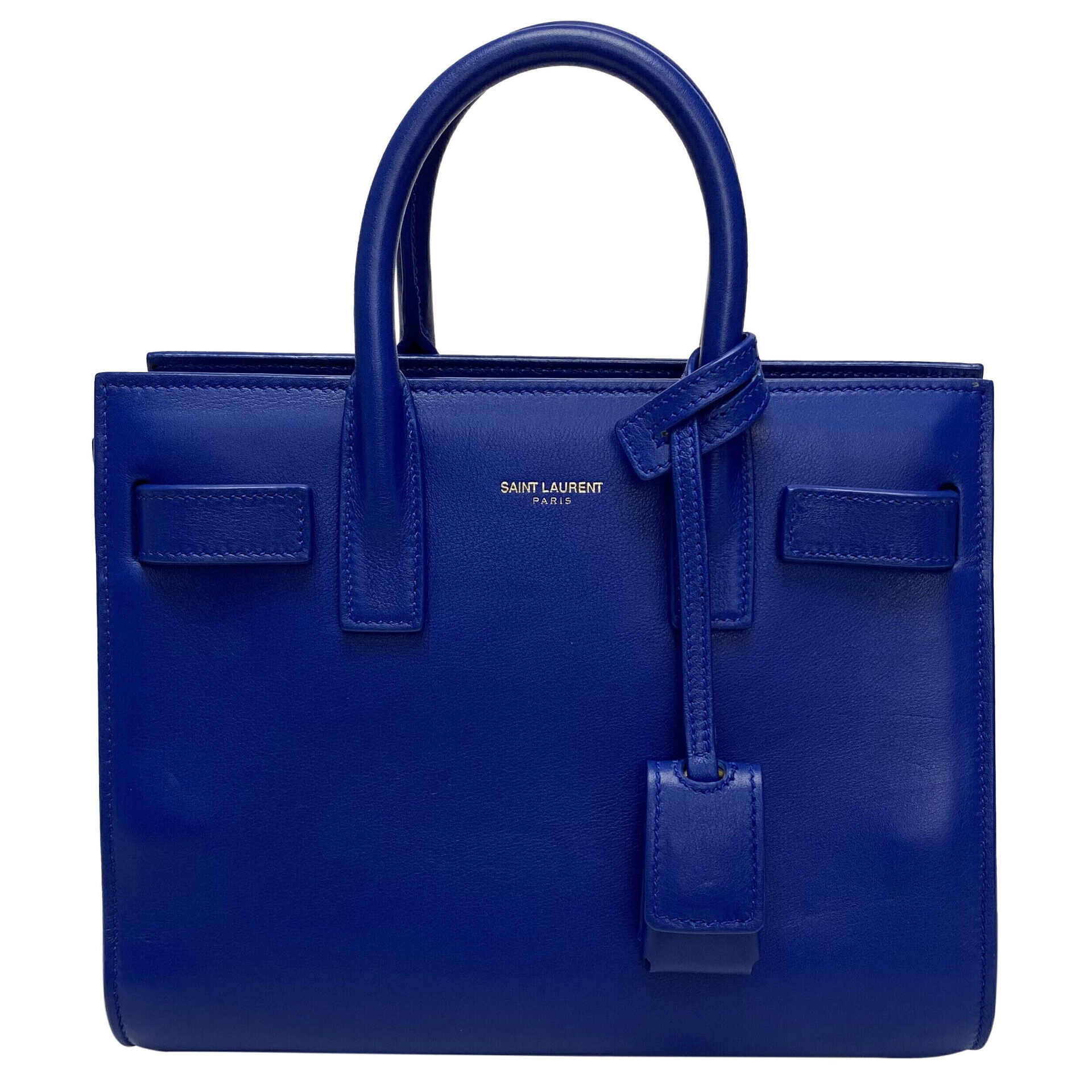 Bolsa Saint Laurent Sac de Jour Mini Azul