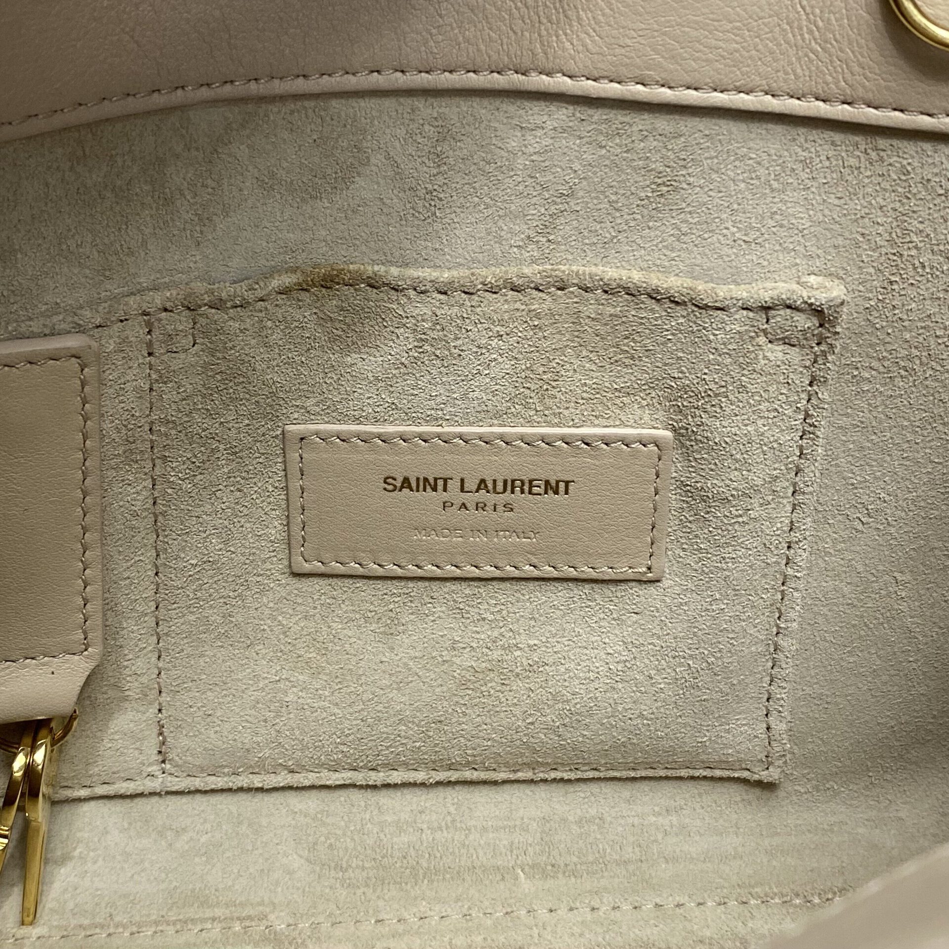 Bolsa Saint Laurent Sac de Jour Nano Bege
