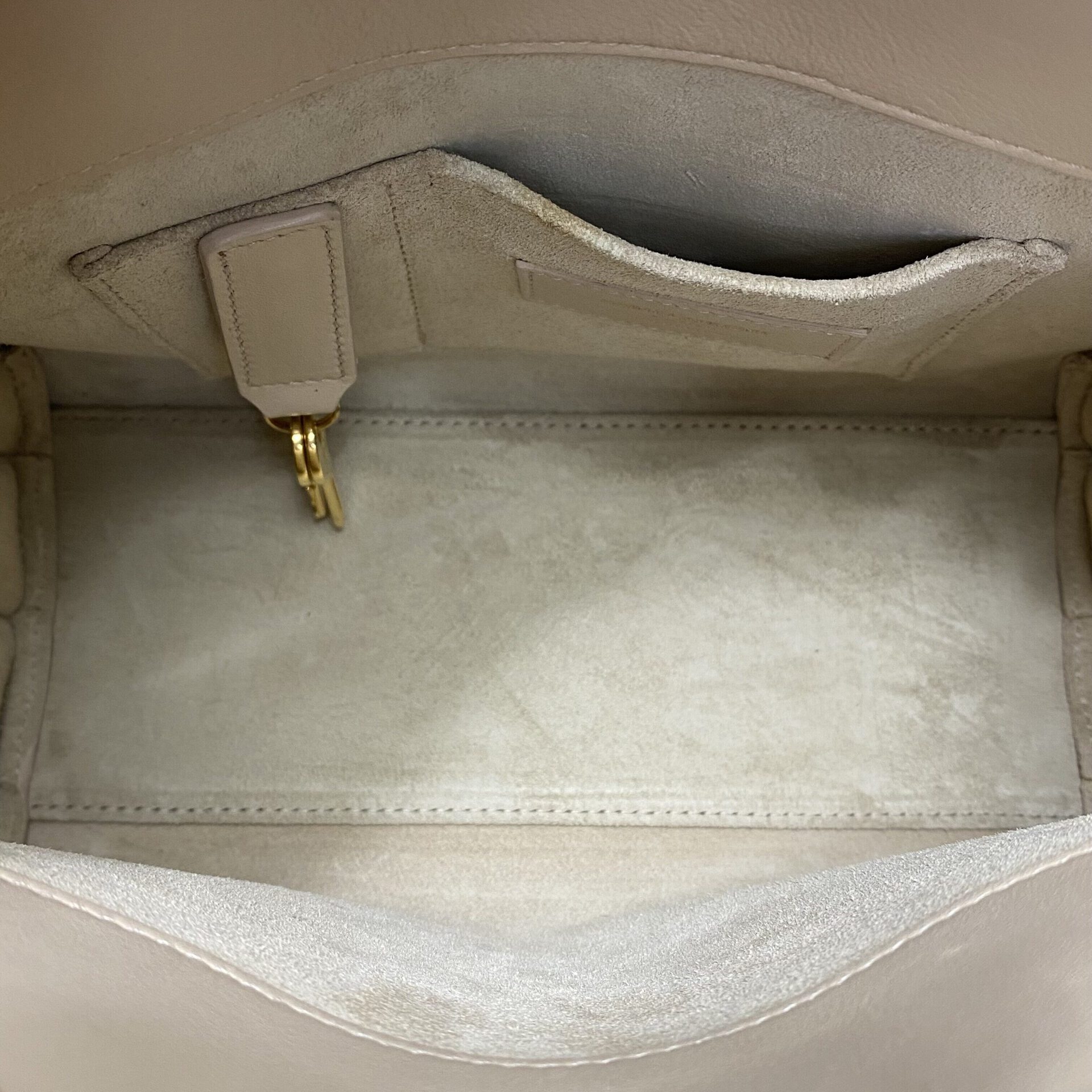 Bolsa Saint Laurent Sac de Jour Nano Bege