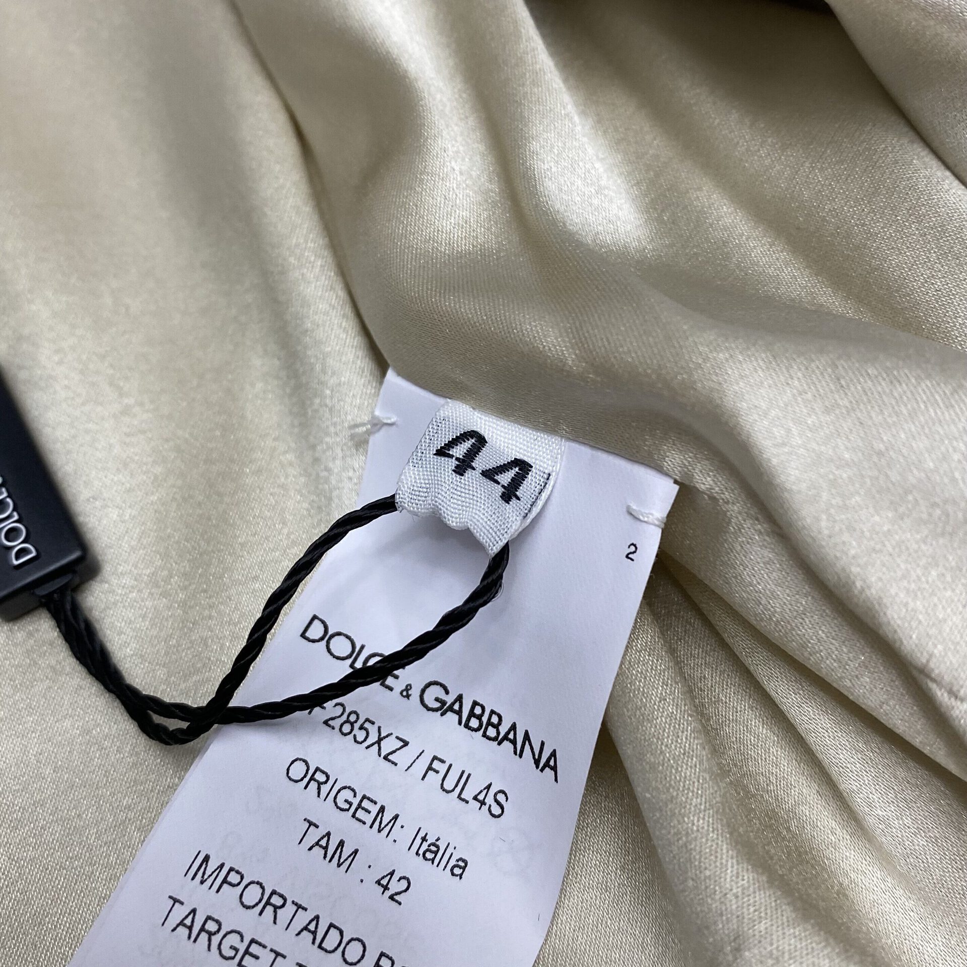 Jaqueta Dolce & Gabbana Couro Bege