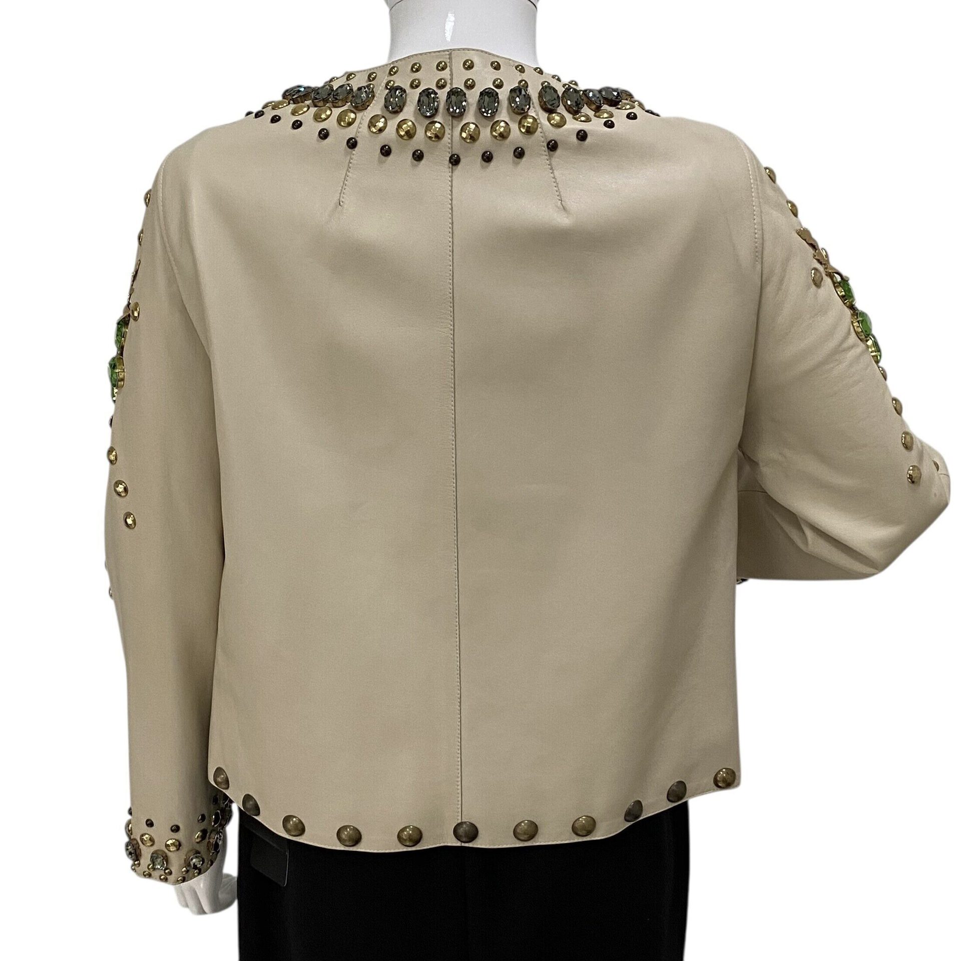 Jaqueta Dolce & Gabbana Couro Bege