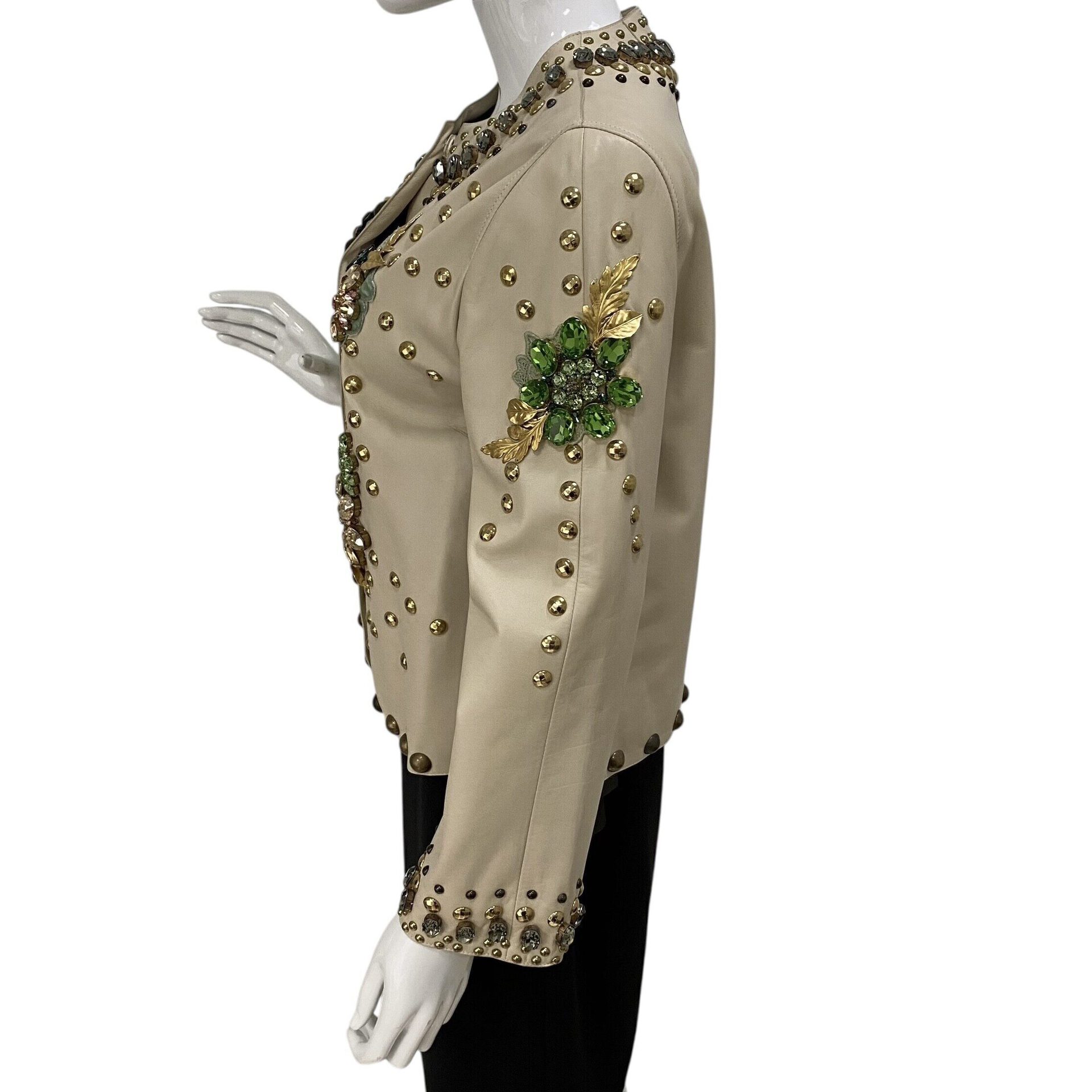 Jaqueta Dolce & Gabbana Couro Bege