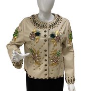 Jaqueta Dolce & Gabbana Couro Bege