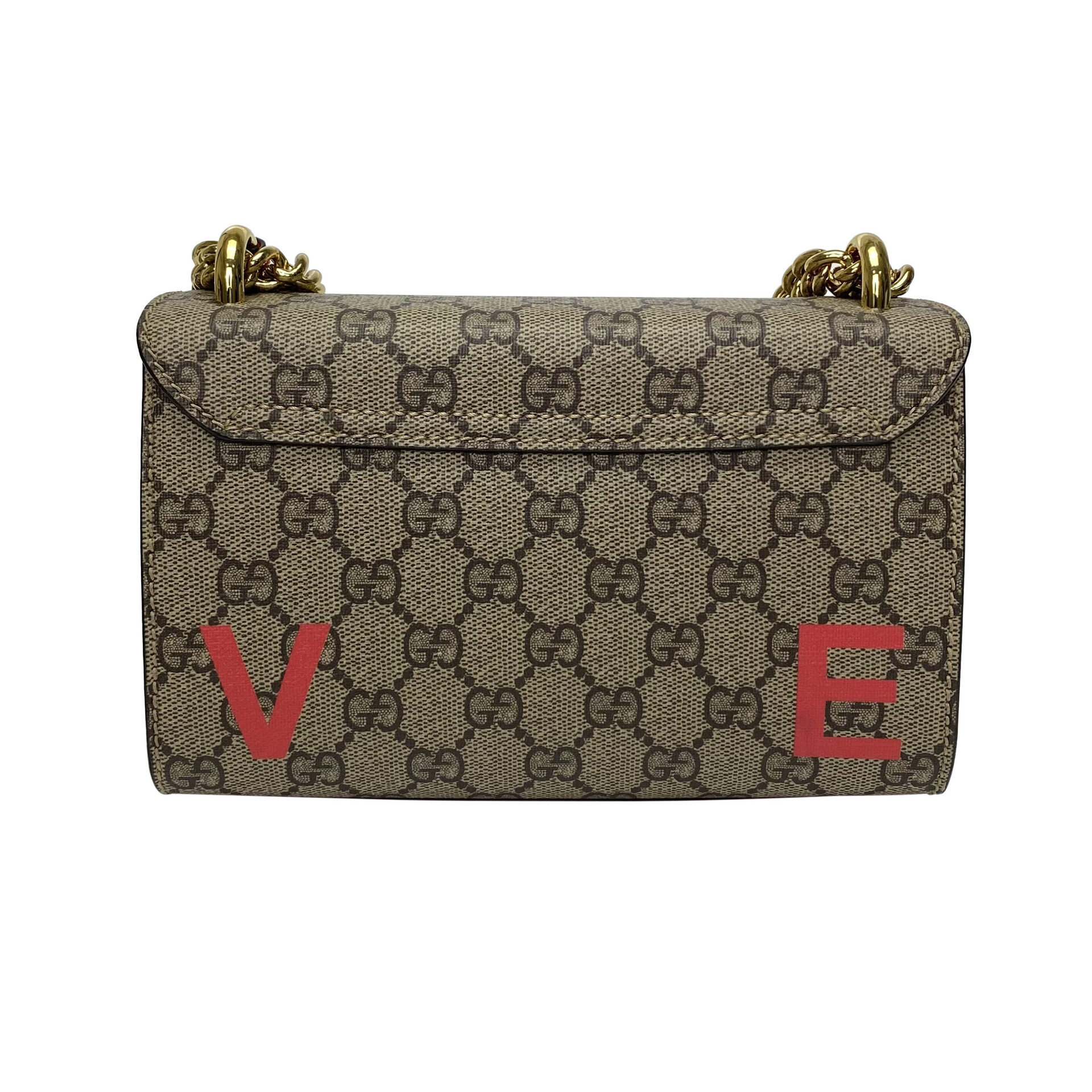 Bolsa Gucci Padlock GG Small GG Valentines Day