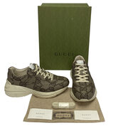 Tênis Gucci Rhyton Canvas GG Supreme