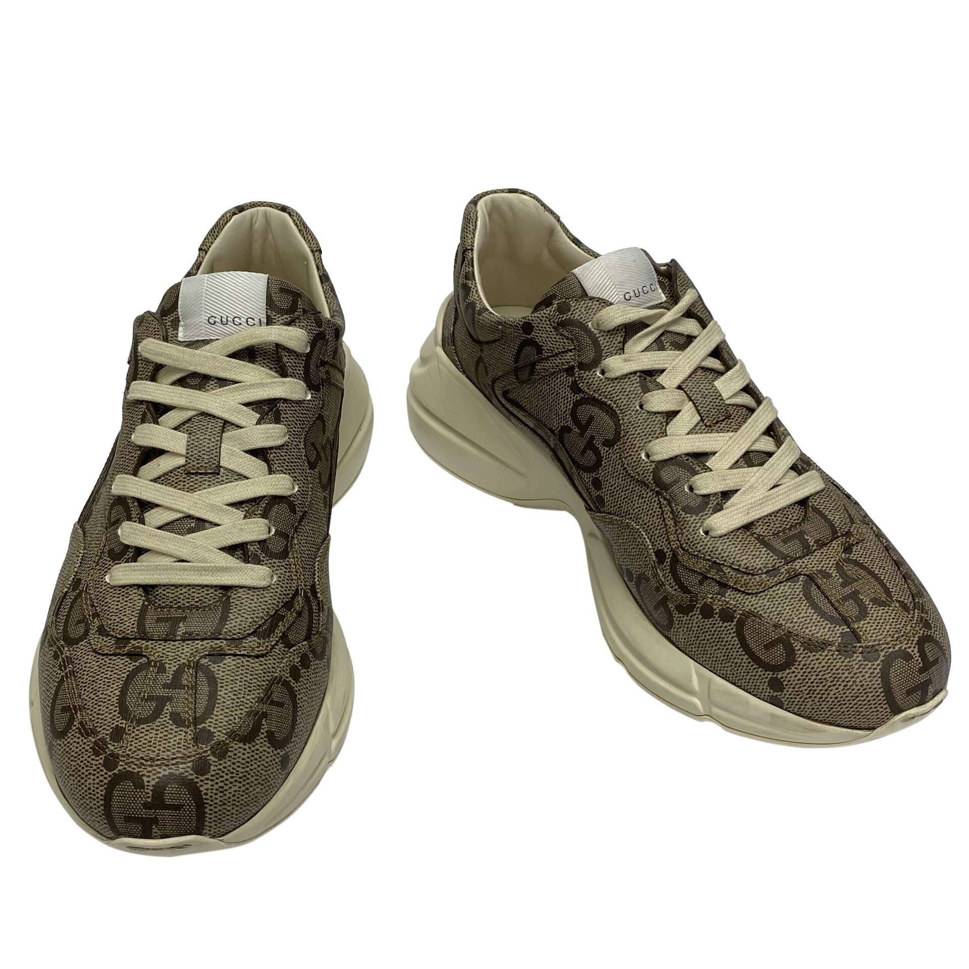 Tênis Gucci Rhyton Canvas GG Supreme