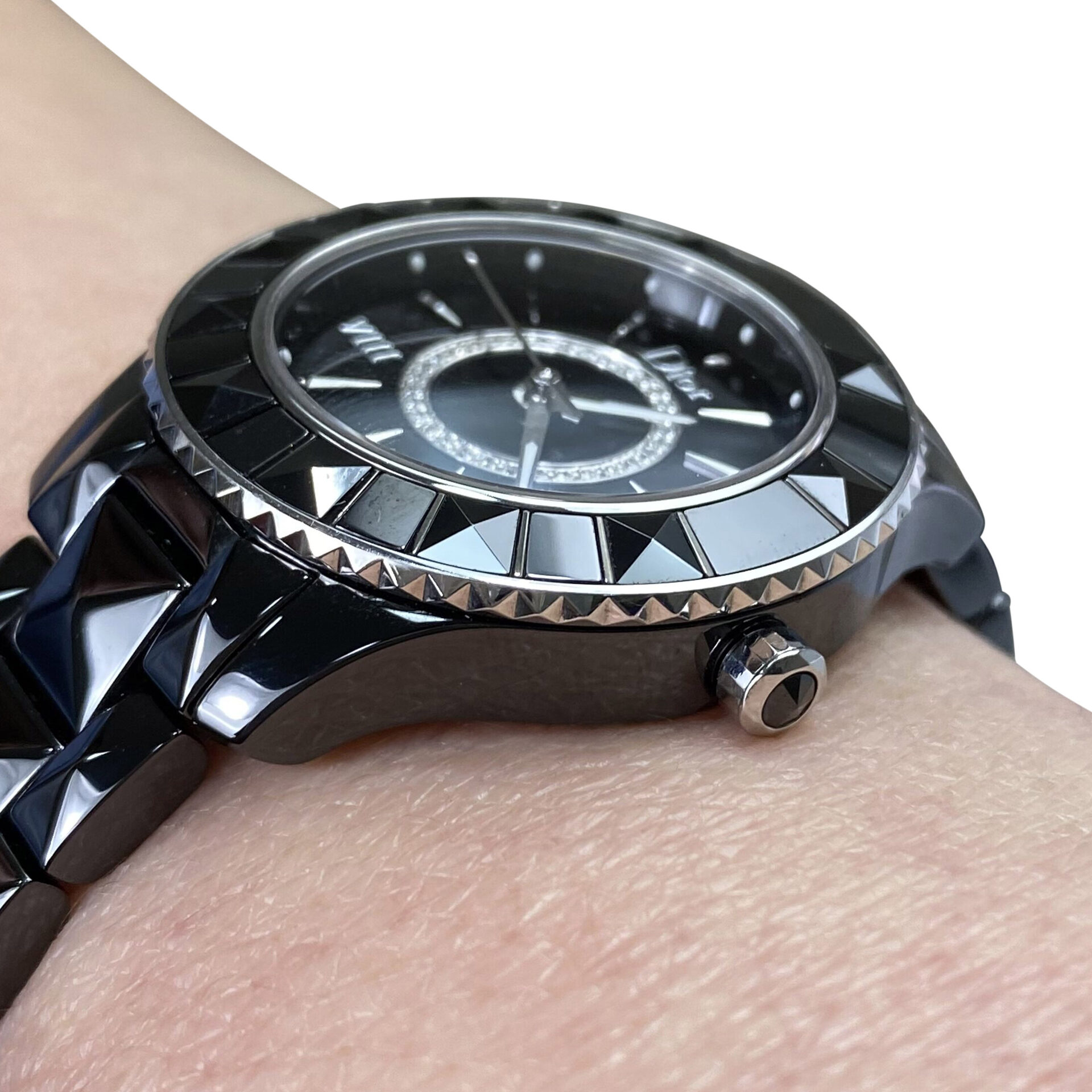 Relógio Christian Dior VIII Cerâmica Preta