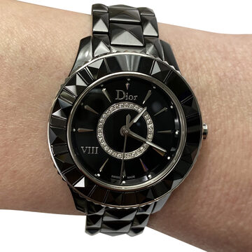 Relógio Christian Dior VIII Cerâmica Preta
