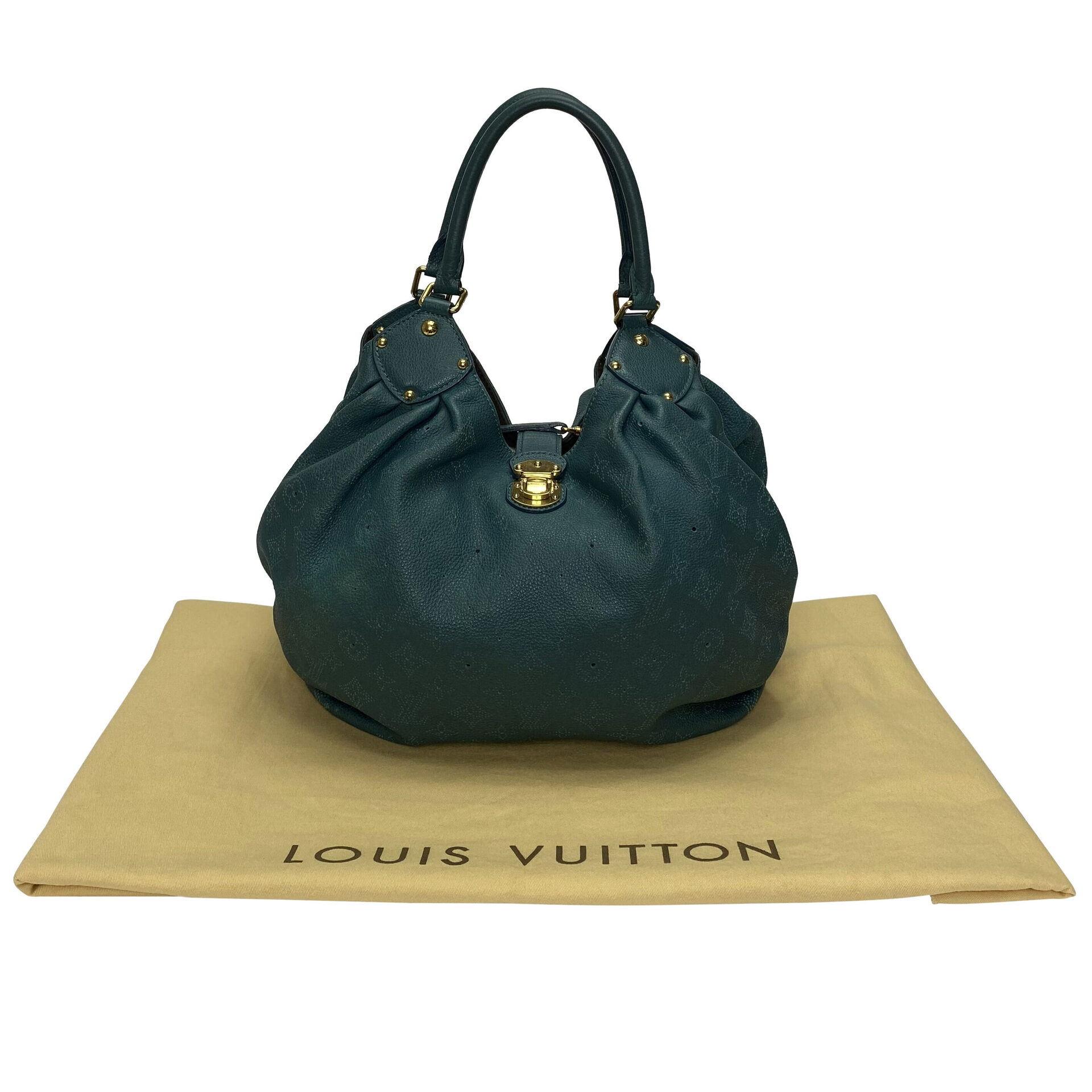 Bolsa Louis Vuitton Mahina Azul Petróleo