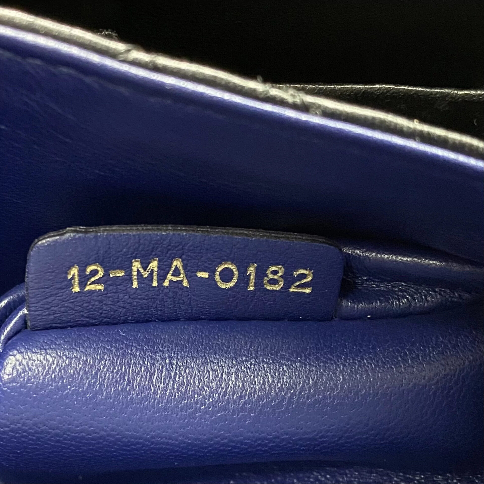 Bolsa Christian Dior Miss Dior Tweed Azul