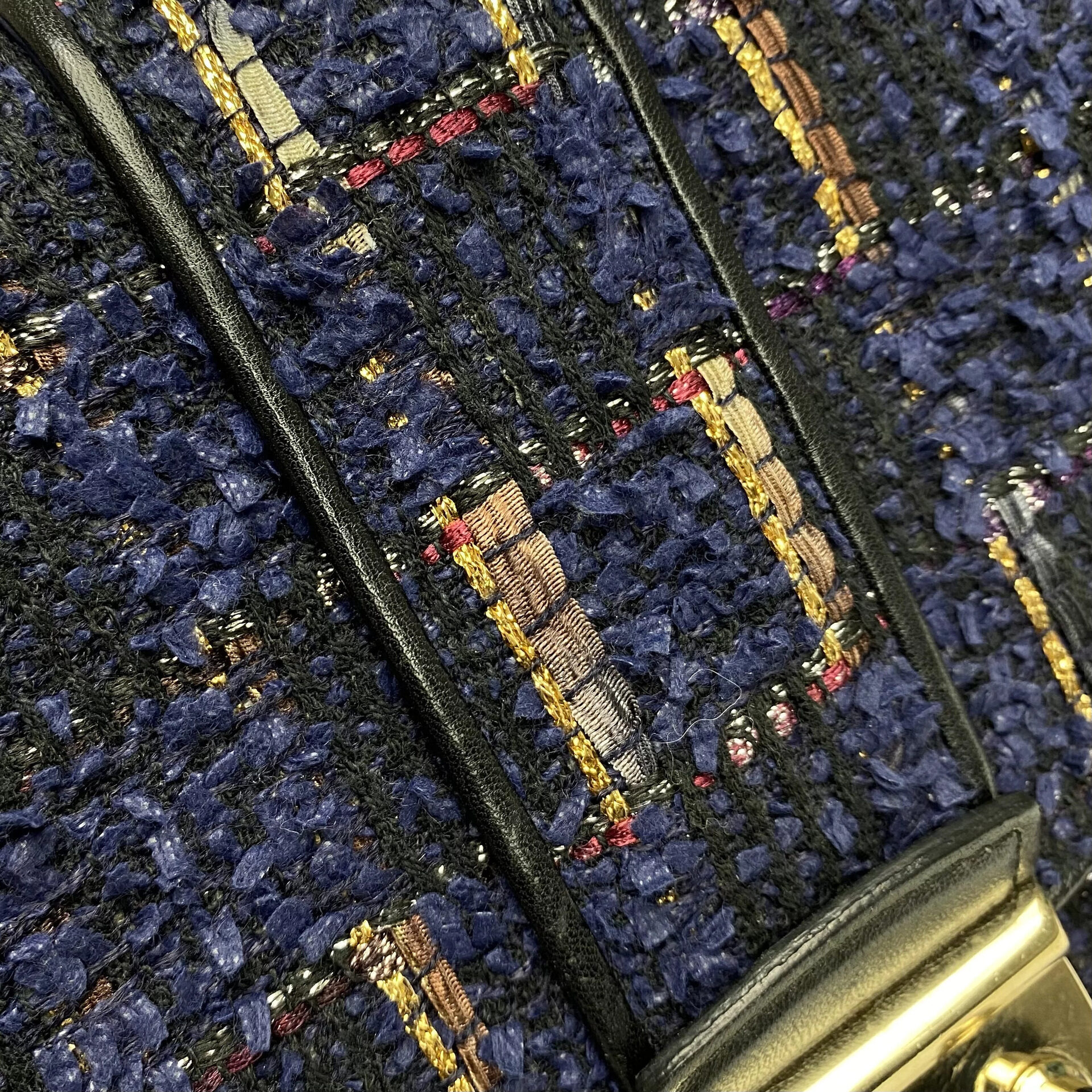 Bolsa Christian Dior Miss Dior Tweed Azul