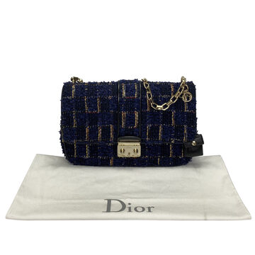 Bolsa Christian Dior Miss Dior Tweed Azul