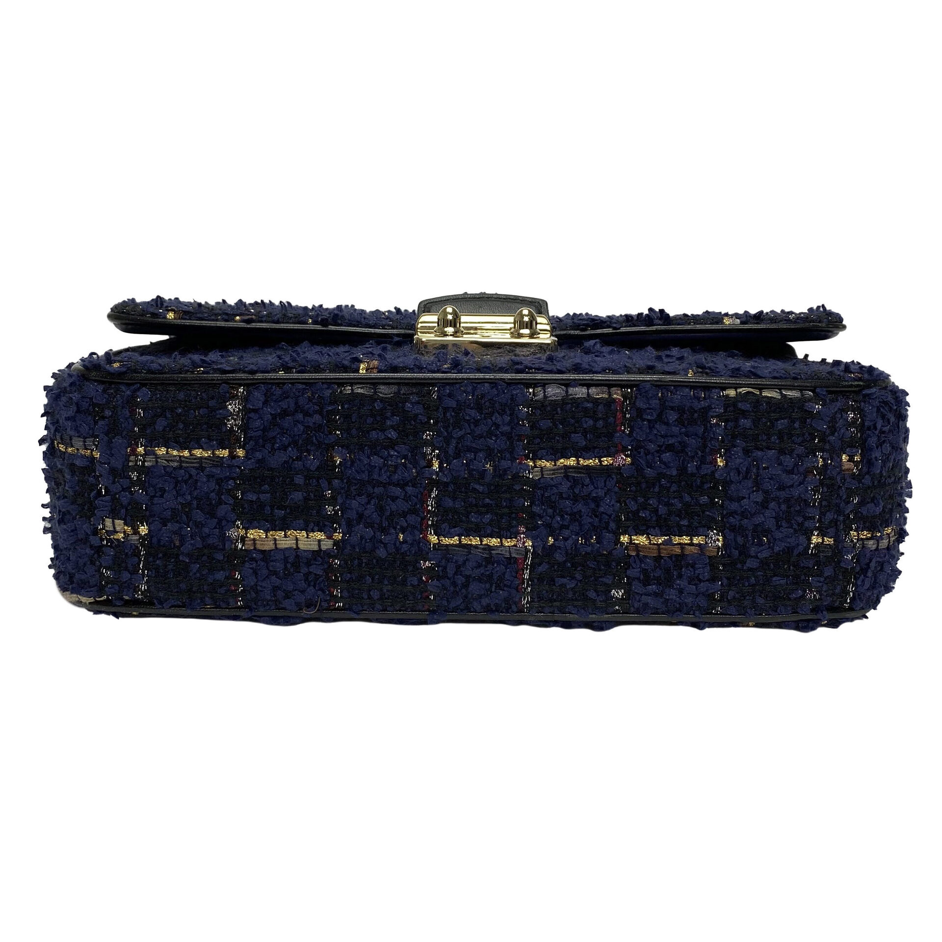 Bolsa Christian Dior Miss Dior Tweed Azul