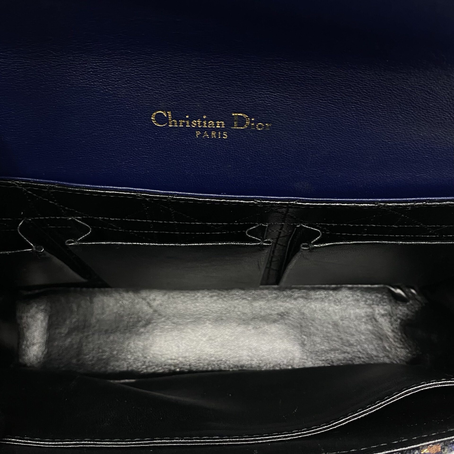 Bolsa Christian Dior Miss Dior Tweed Azul