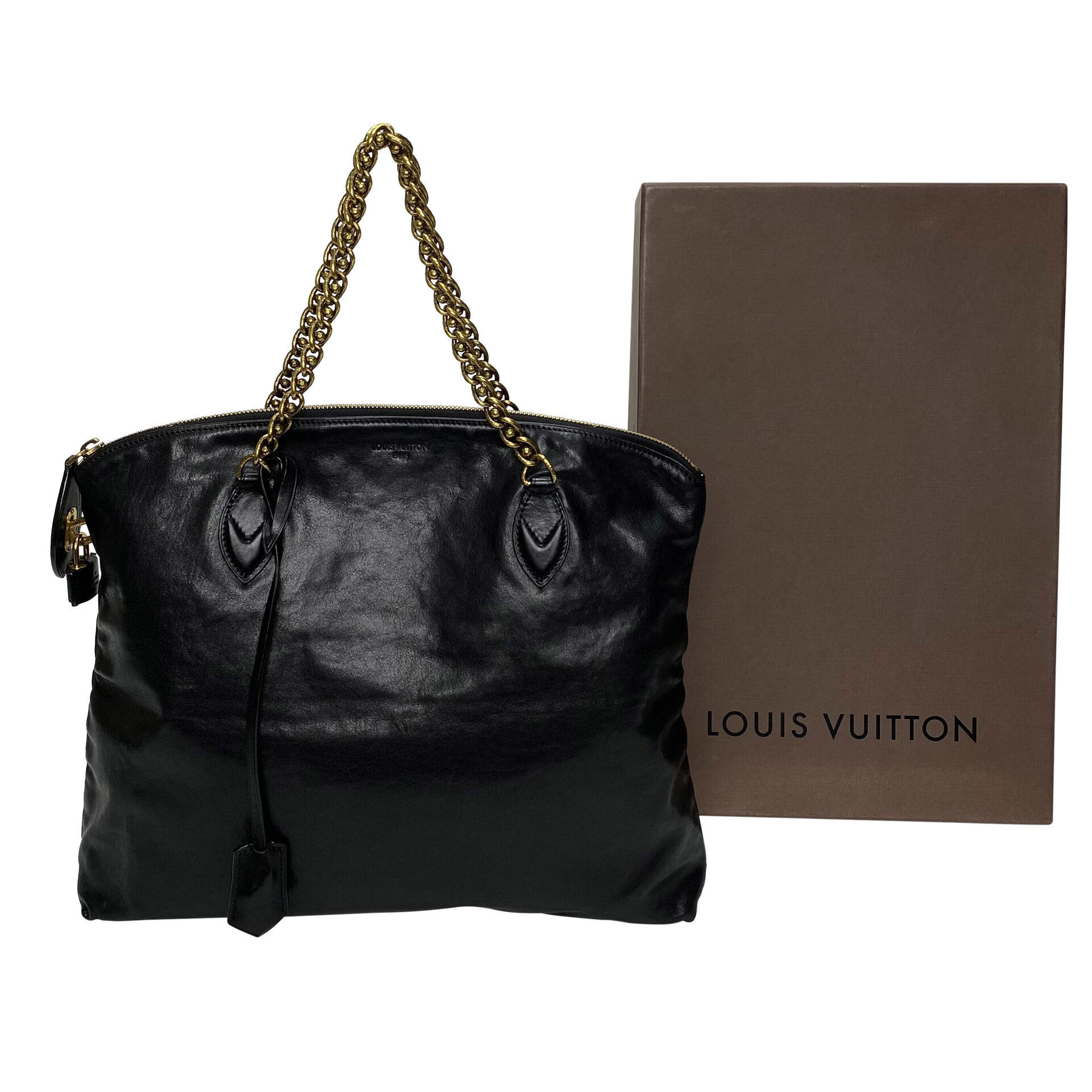 Bolsa Louis Vuitton Lockit Chain Preta