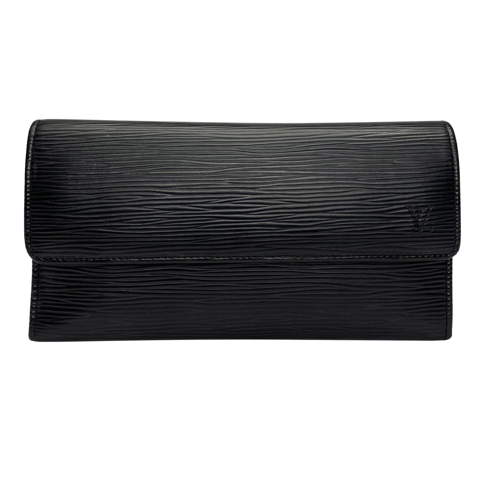 Carteira Louis Vuitton Couro Epi Preto