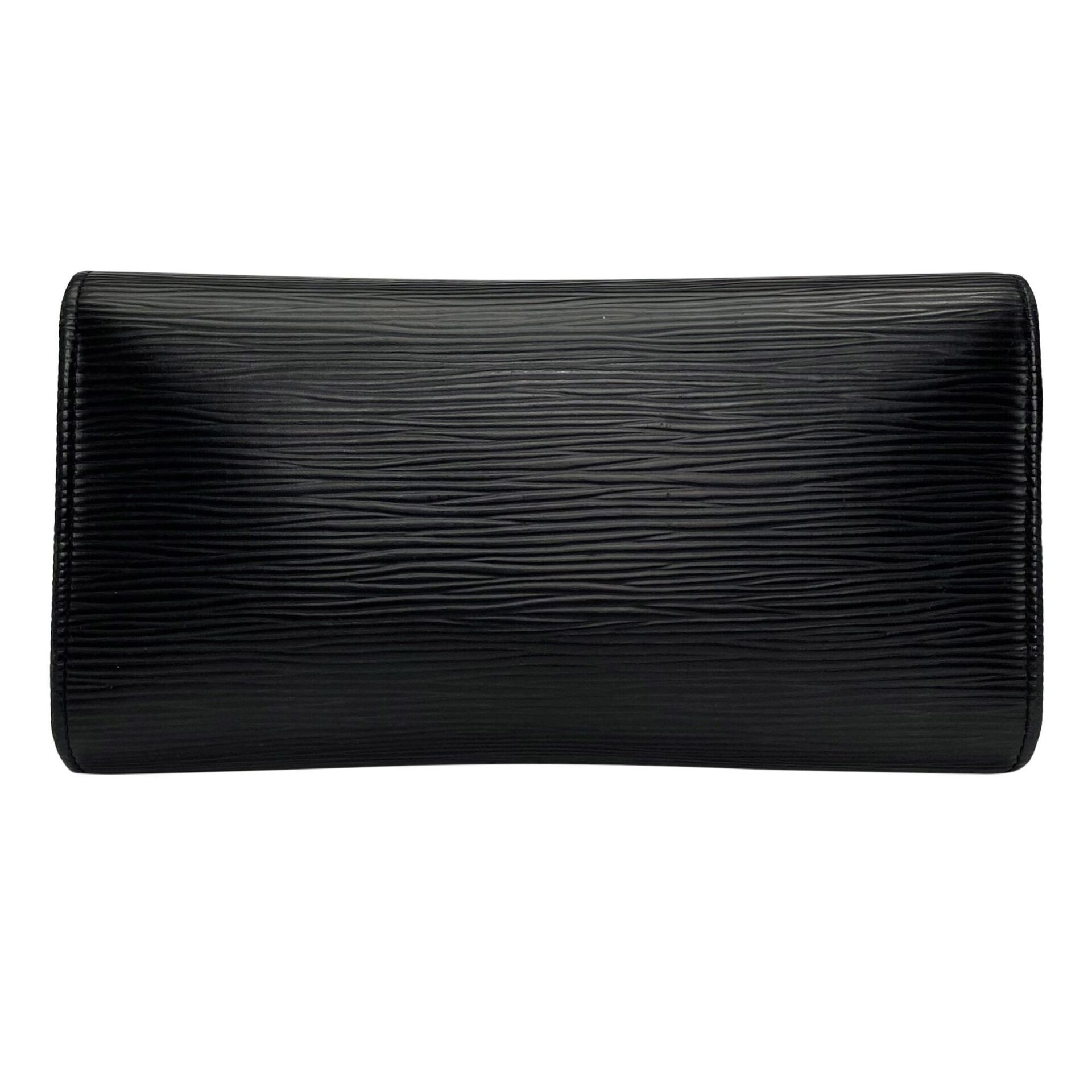 Carteira Louis Vuitton Couro Epi Preto