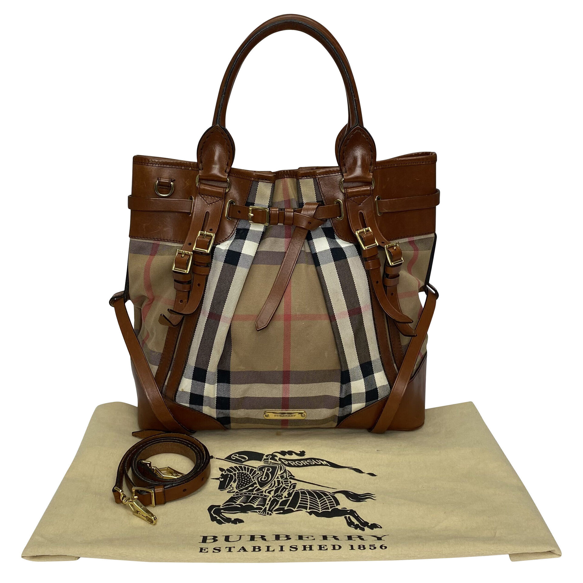 Bolsa Burberry Bridle House Check