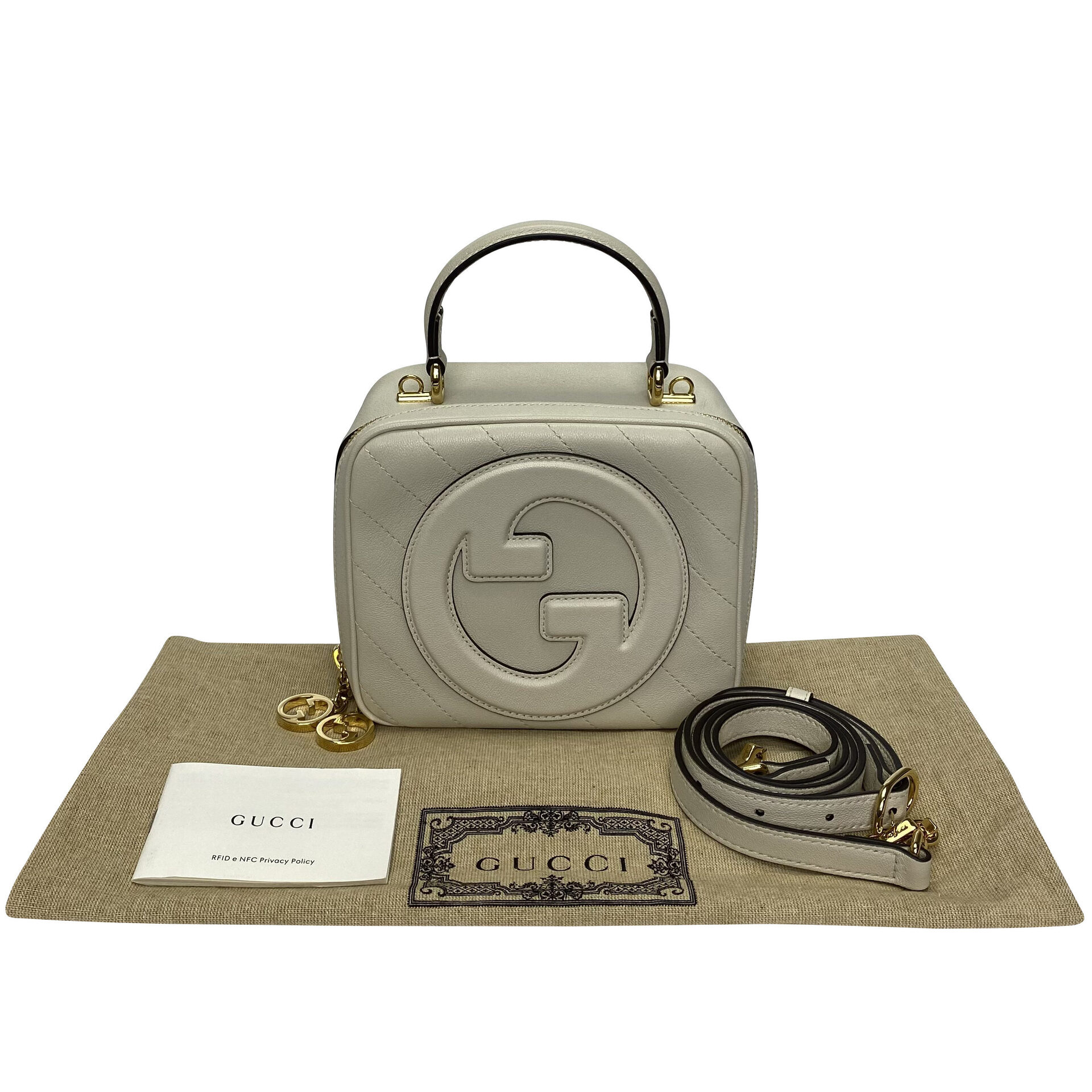 Bolsa Gucci Blondie Tote Off White