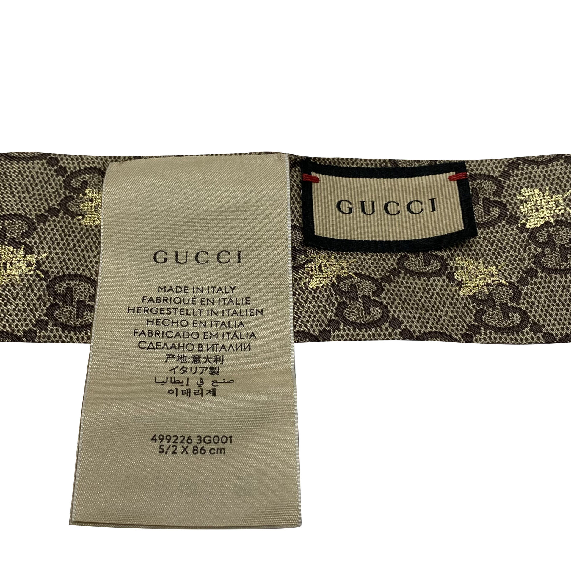 Lenço Gucci Twilly GG Monograma