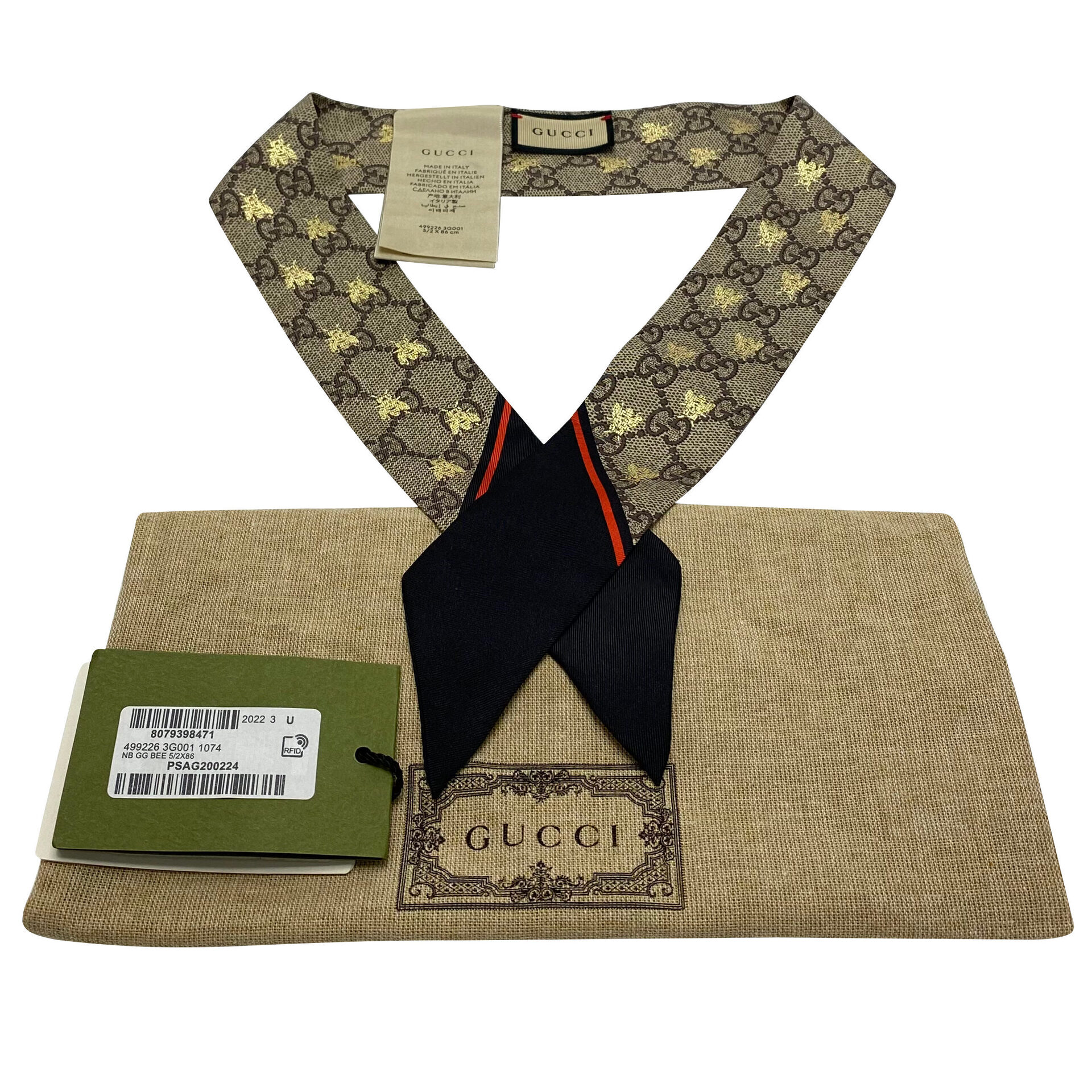 Lenço Gucci Twilly GG Monograma