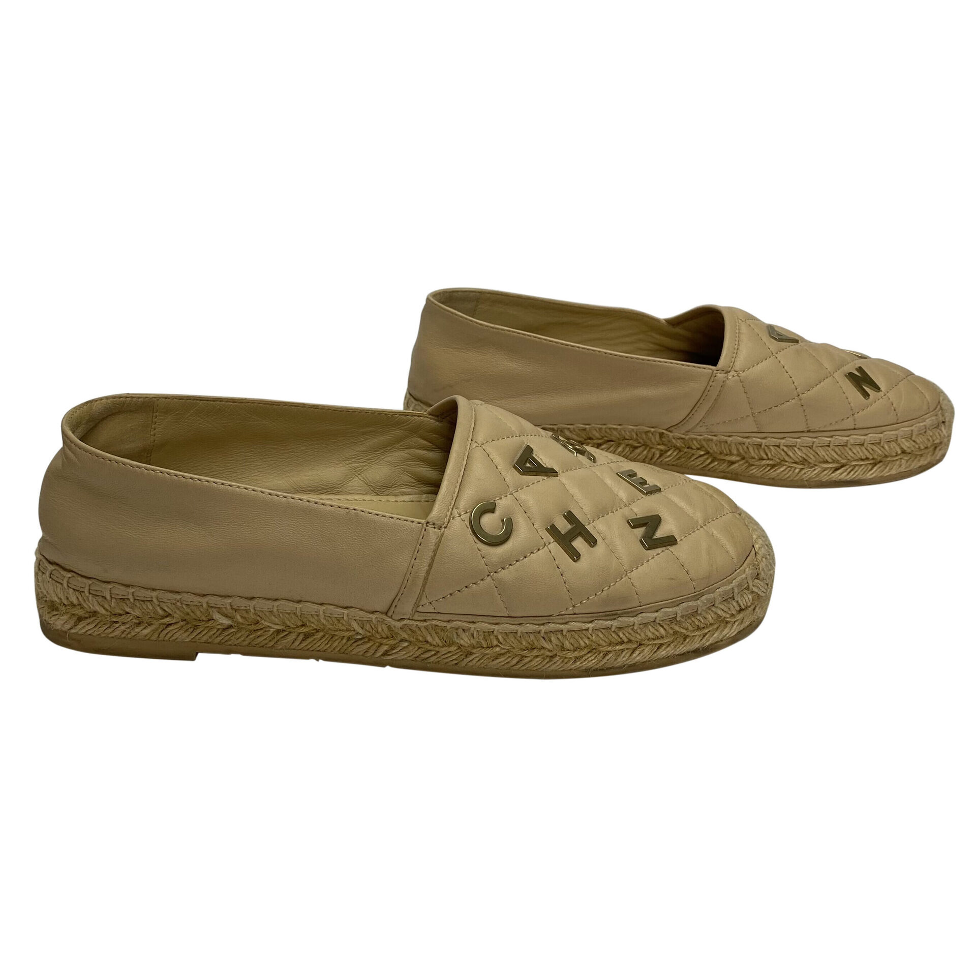 Espadrille Chanel Bege