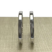 Par de Brincos Argola Ouro Branco