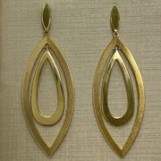 Par de Brincos Ouro Amarelo