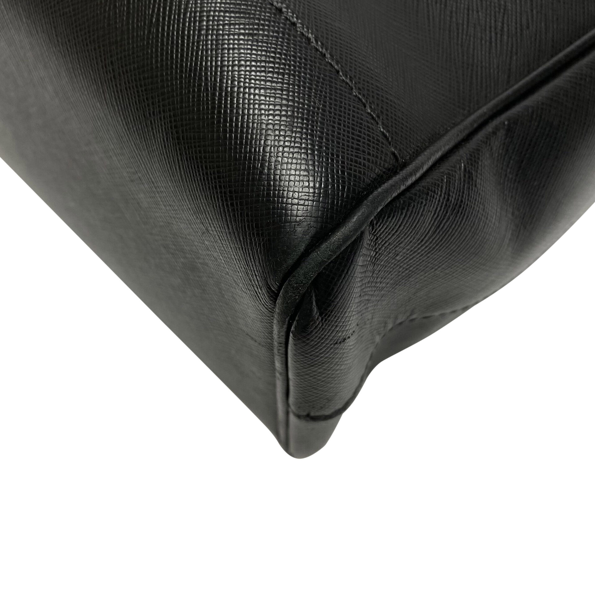 Pasta Prada Couro Saffiano Preto