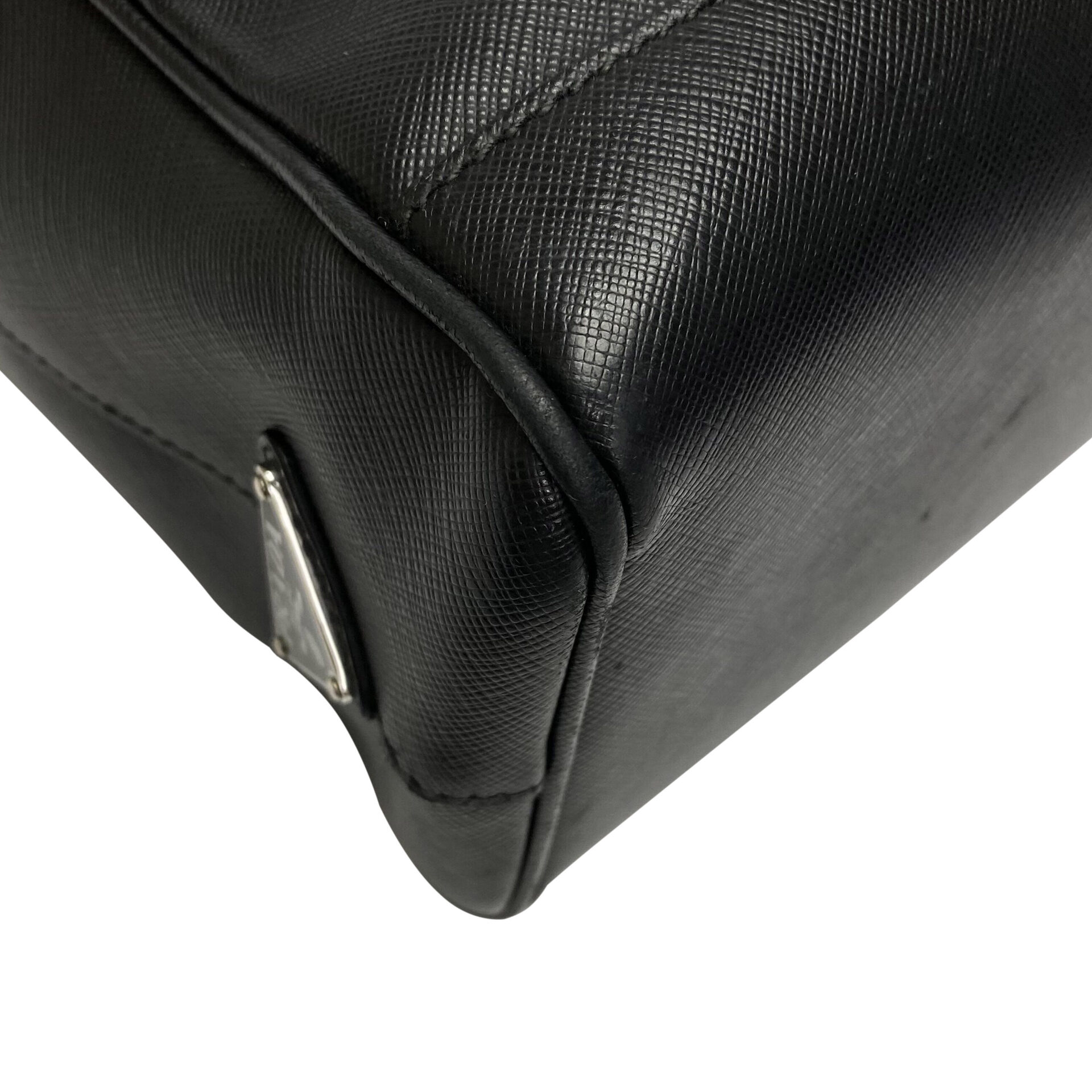 Pasta Prada Couro Saffiano Preto