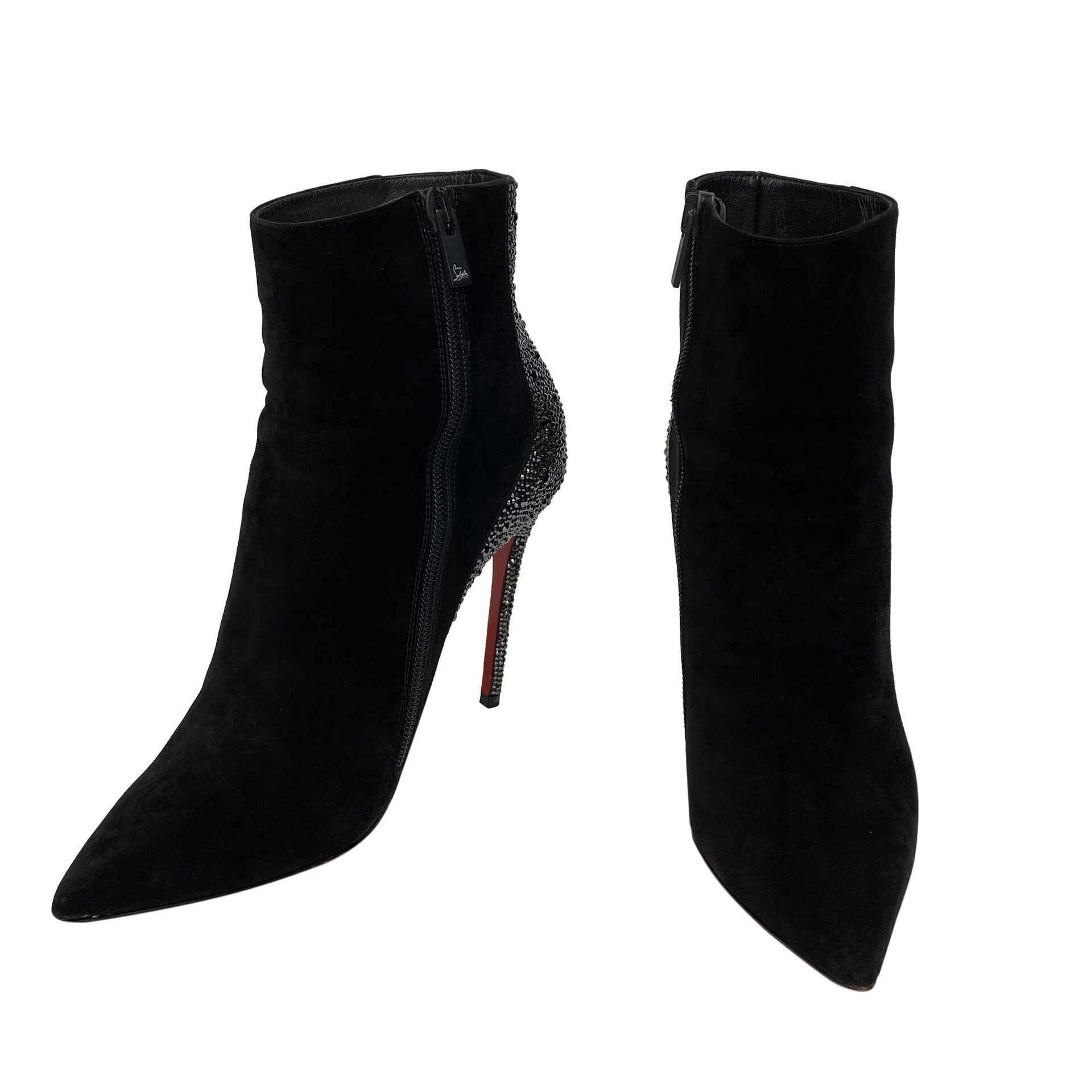 Bota Christian Louboutin So Kate Suede Cristais