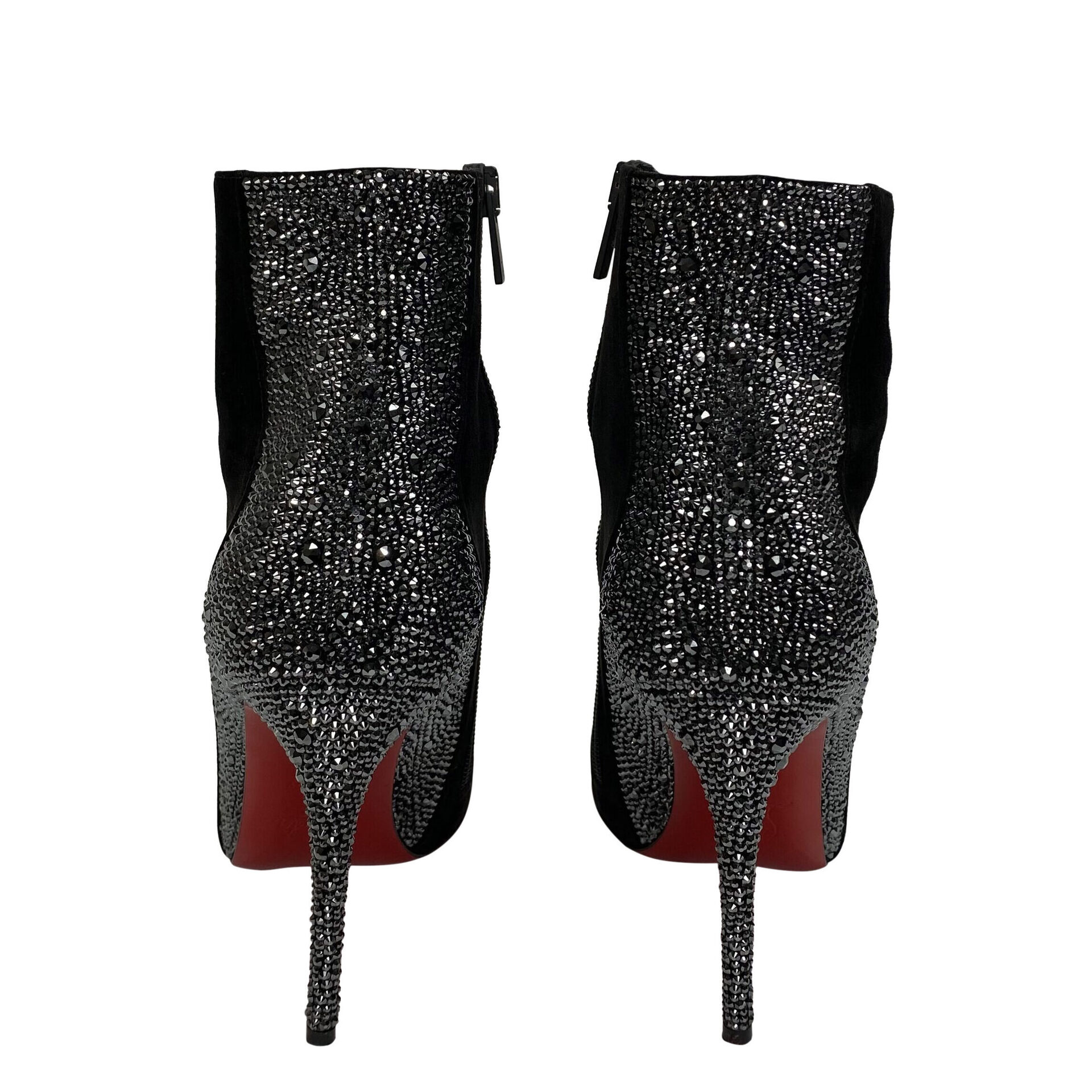 Bota Christian Louboutin So Kate Suede Cristais