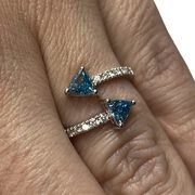 Anel Setas Diamantes