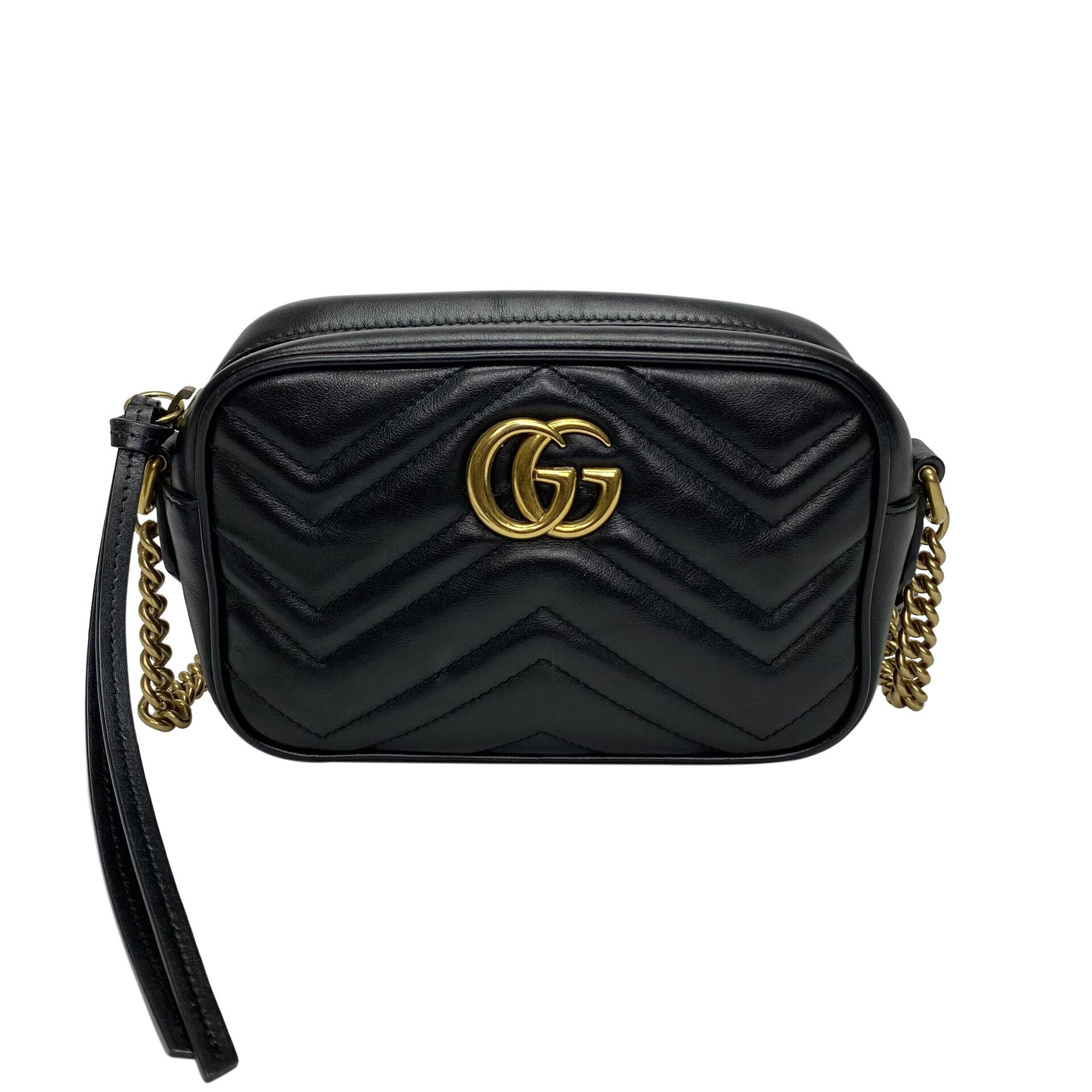 Bolsa Gucci GG Marmont Preta