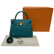 Bolsa Hermès Kelly 28 Verde
