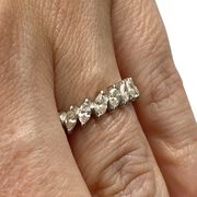 Aliança Ouro Branco com Diamantes - 2.40 ct.