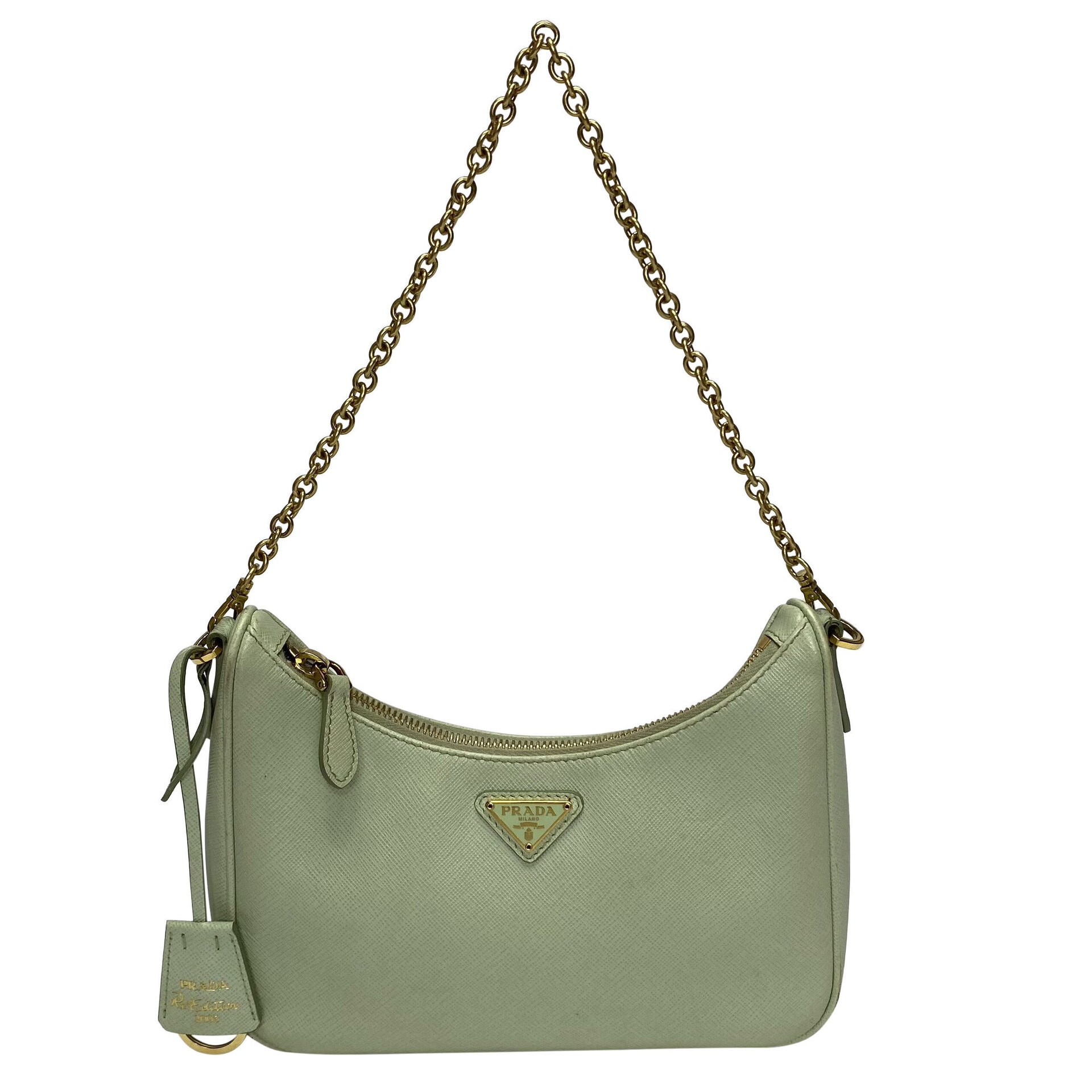 Bolsa Prada Re-Edition Verde